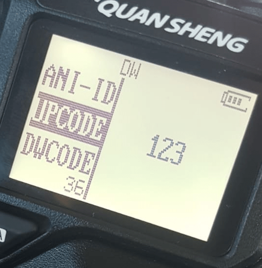 Quan Sheng UV-K5, what are these three menu options for? can't seem to