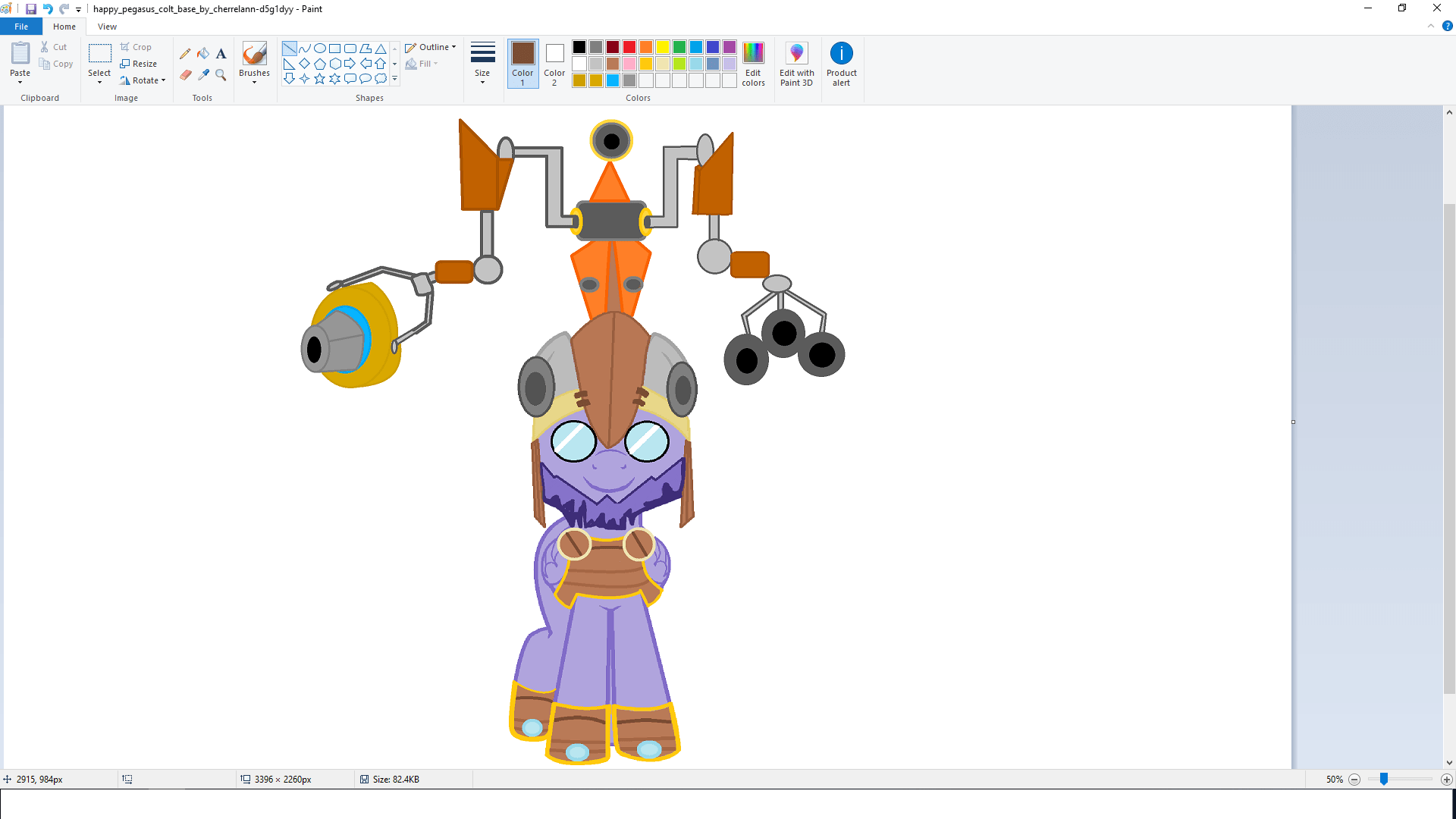 Mlp Base Male Ms Paint