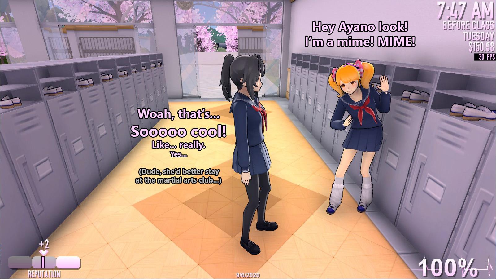 Sometimes bugs create quite funny scenarios. r/yandere_simulator