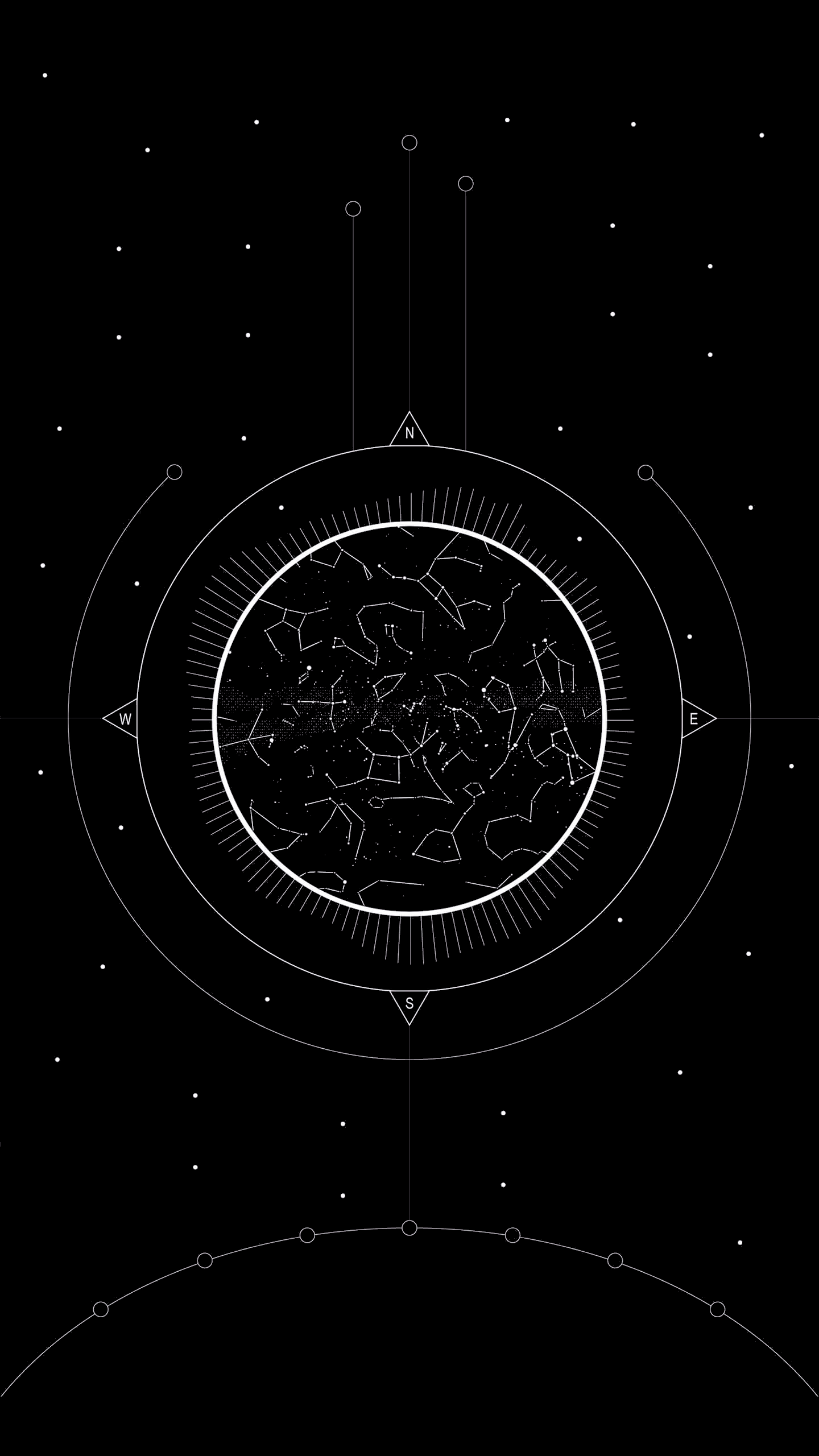[1440x2560] Constellation Compass r/Amoledbackgrounds