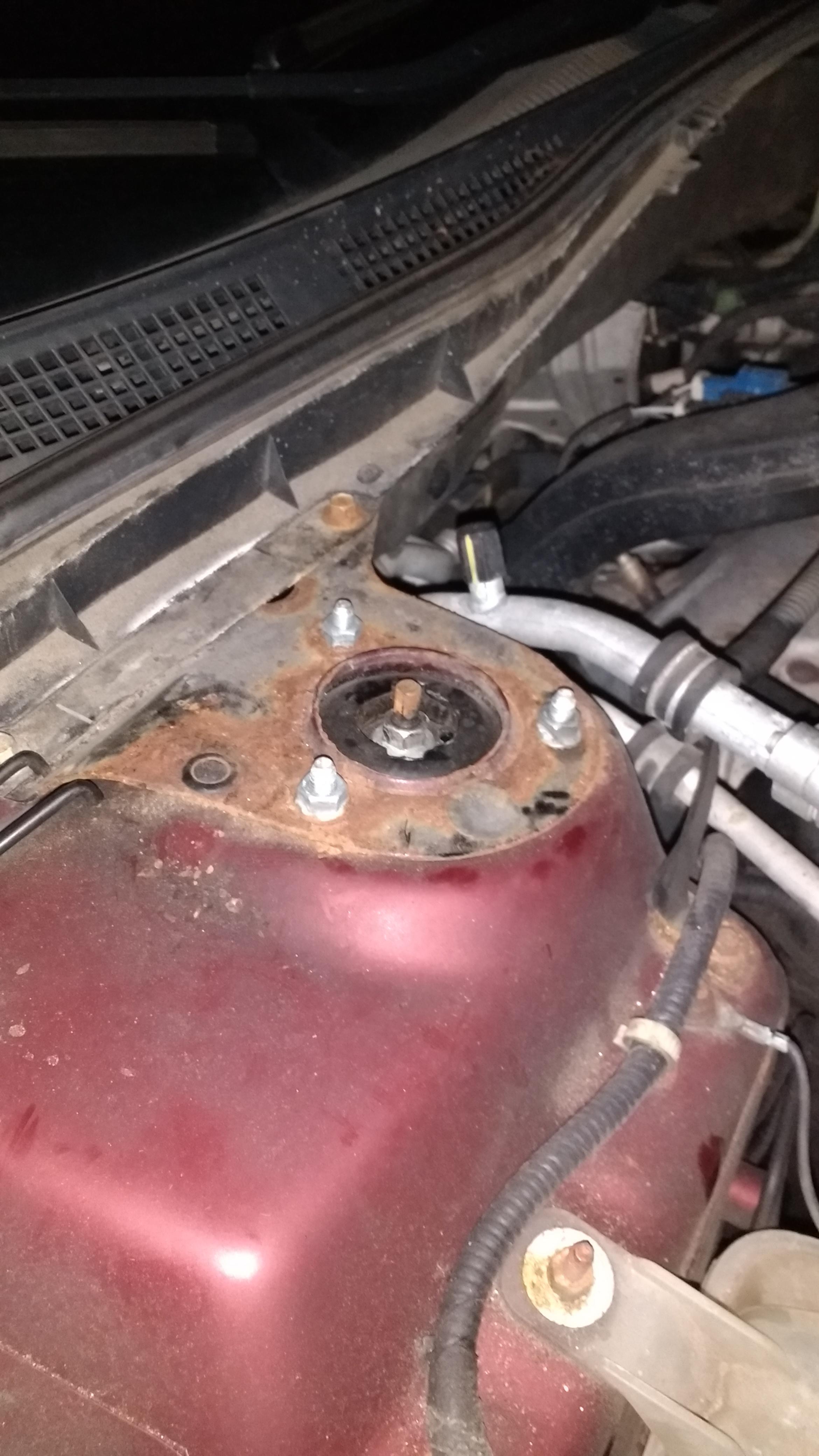 How to keep strut rod nut tight? r/Cartalk