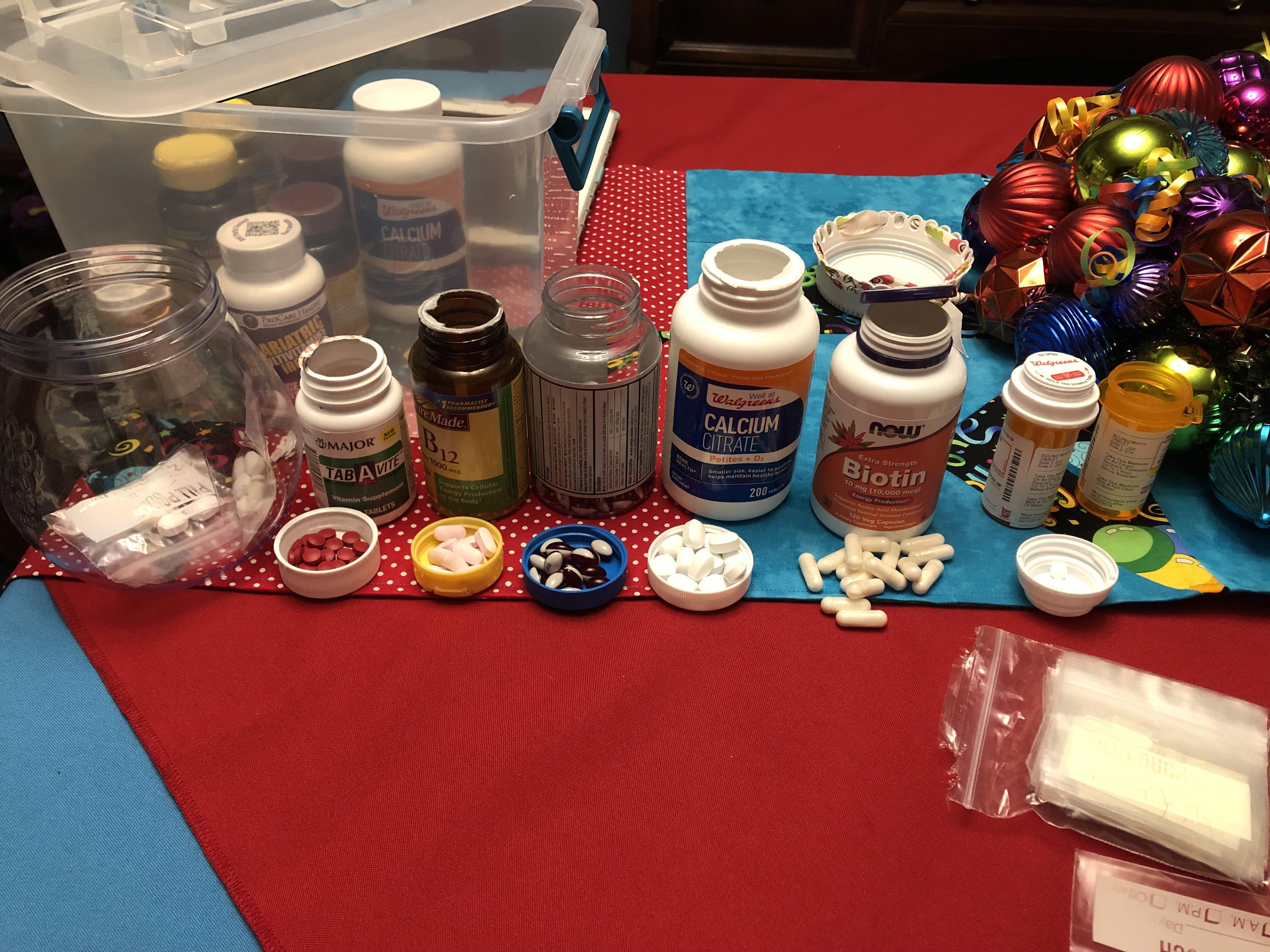 My vitamin routine post VSG. r/gastricsleeve