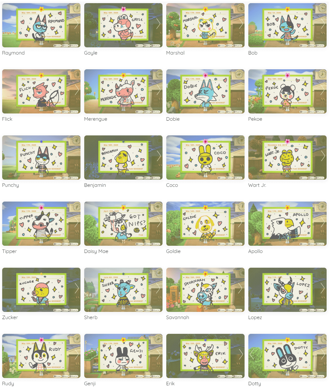 I will draw your favourite villager on your bulletin board 🙃 r