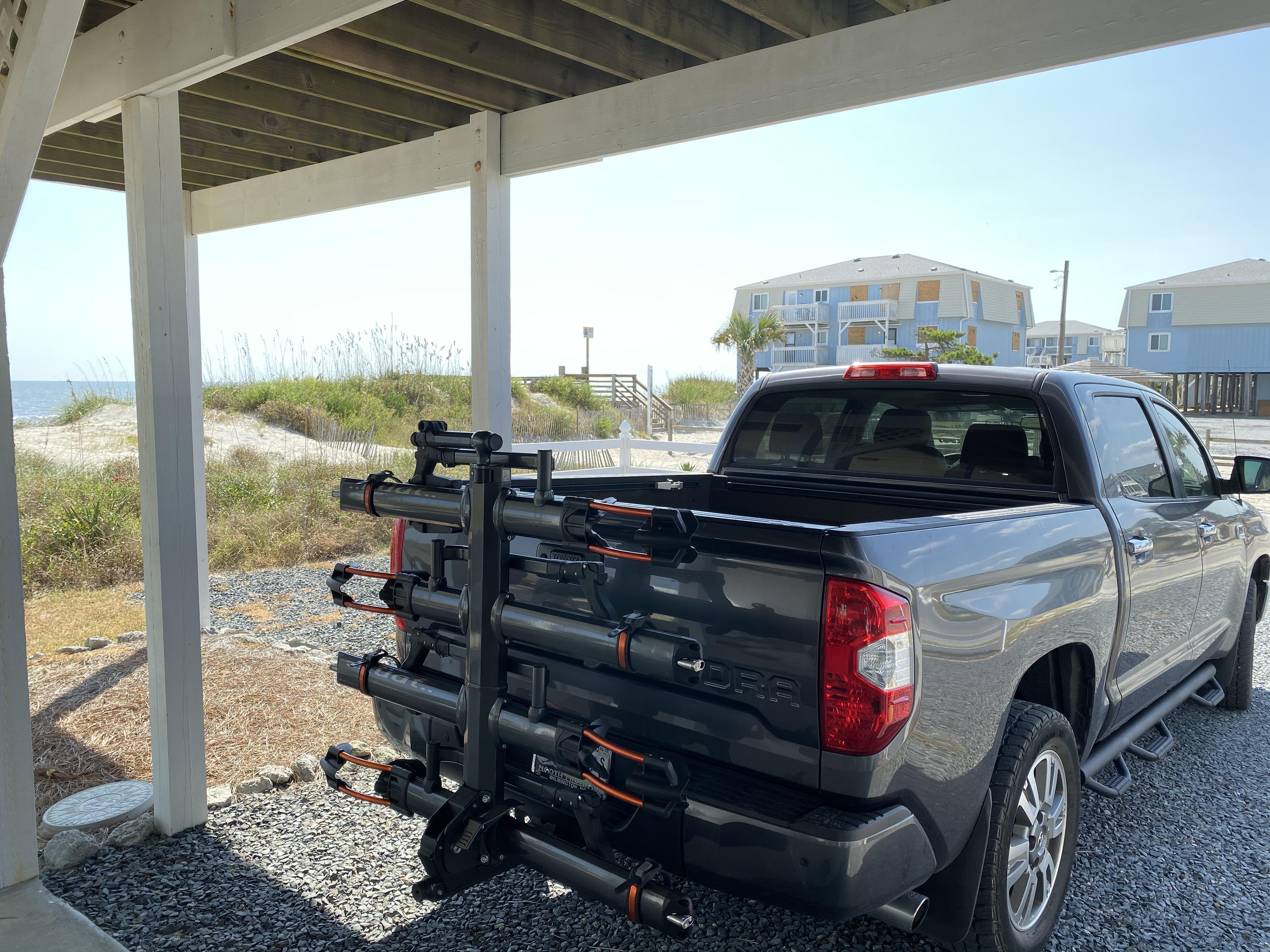 Kuat bike racks sure do look nice on the Tundra. r/ToyotaTundra