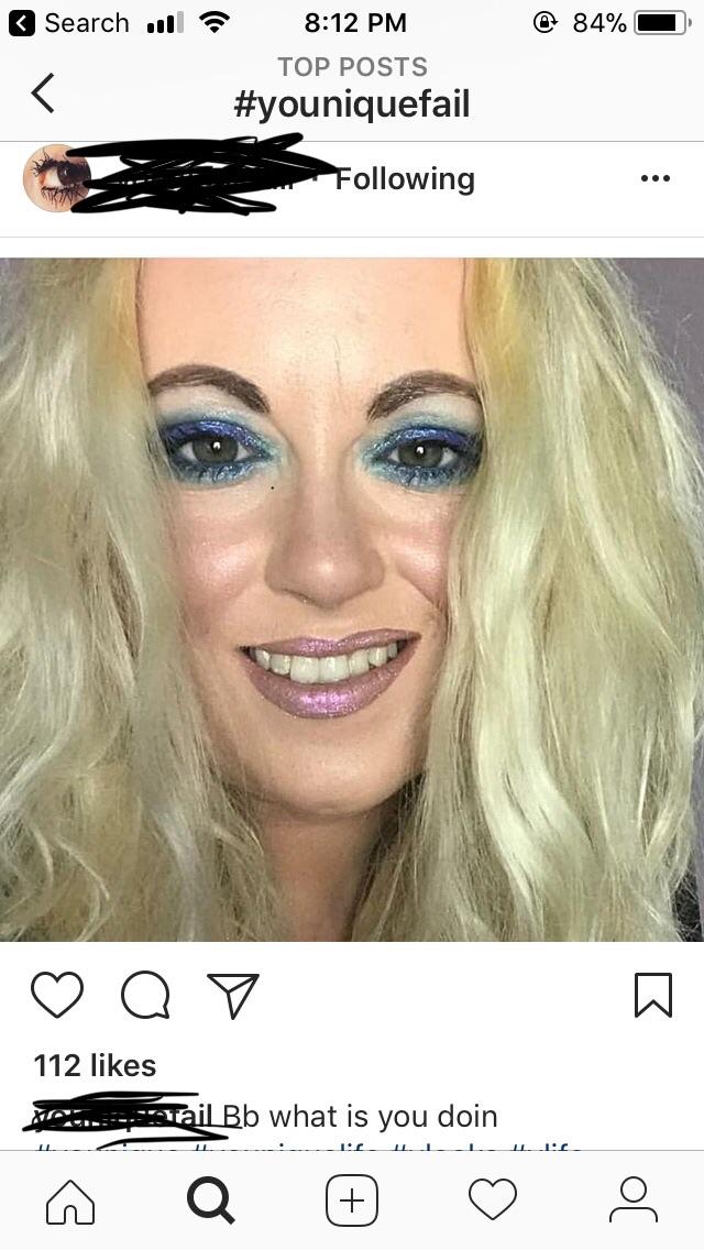 this is why blue eyeshadow got a bad rep r/Youniqueamua