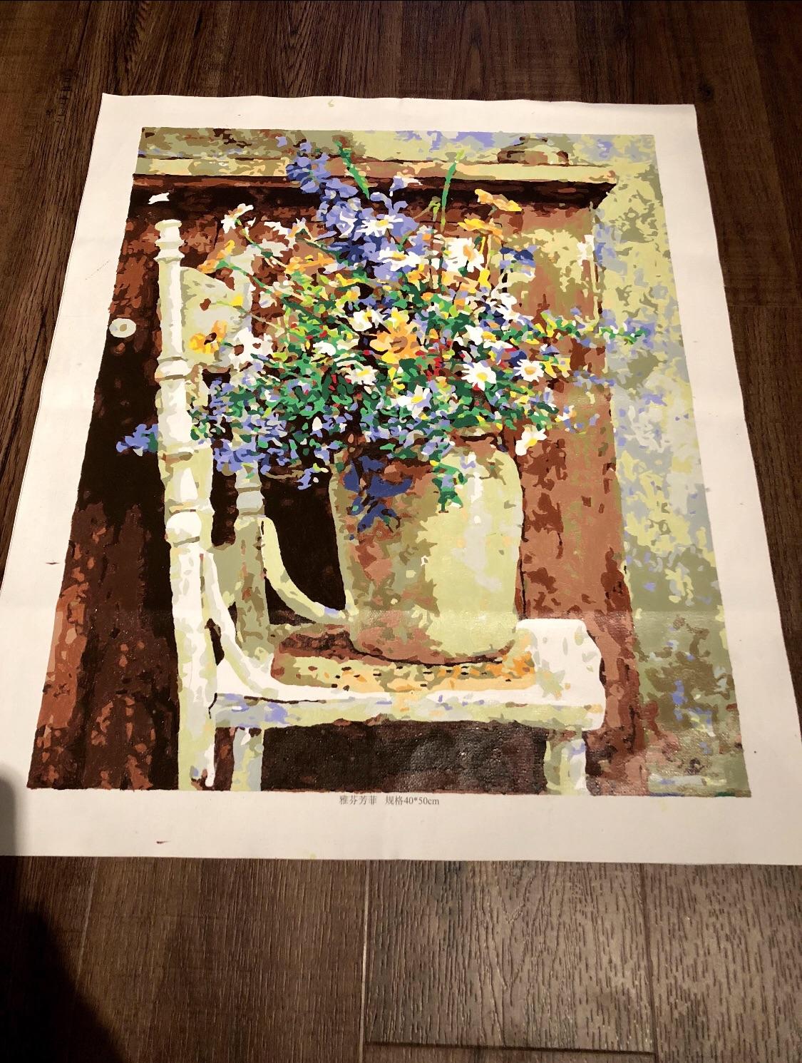 Paint by numbers I finished a while back r/mildlyinteresting