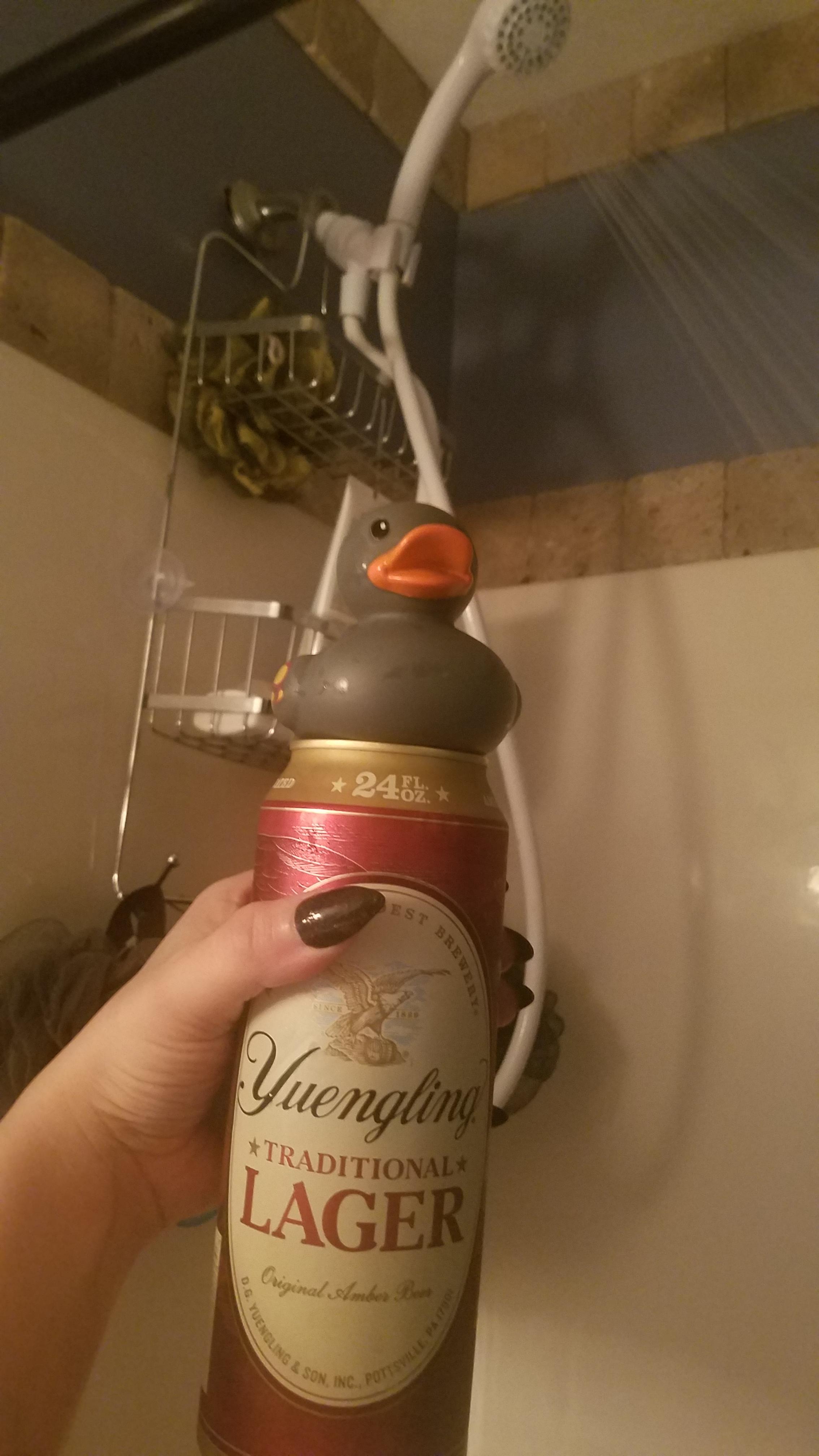 Nothing like a good shower beer to take the pain away r/showerbeer