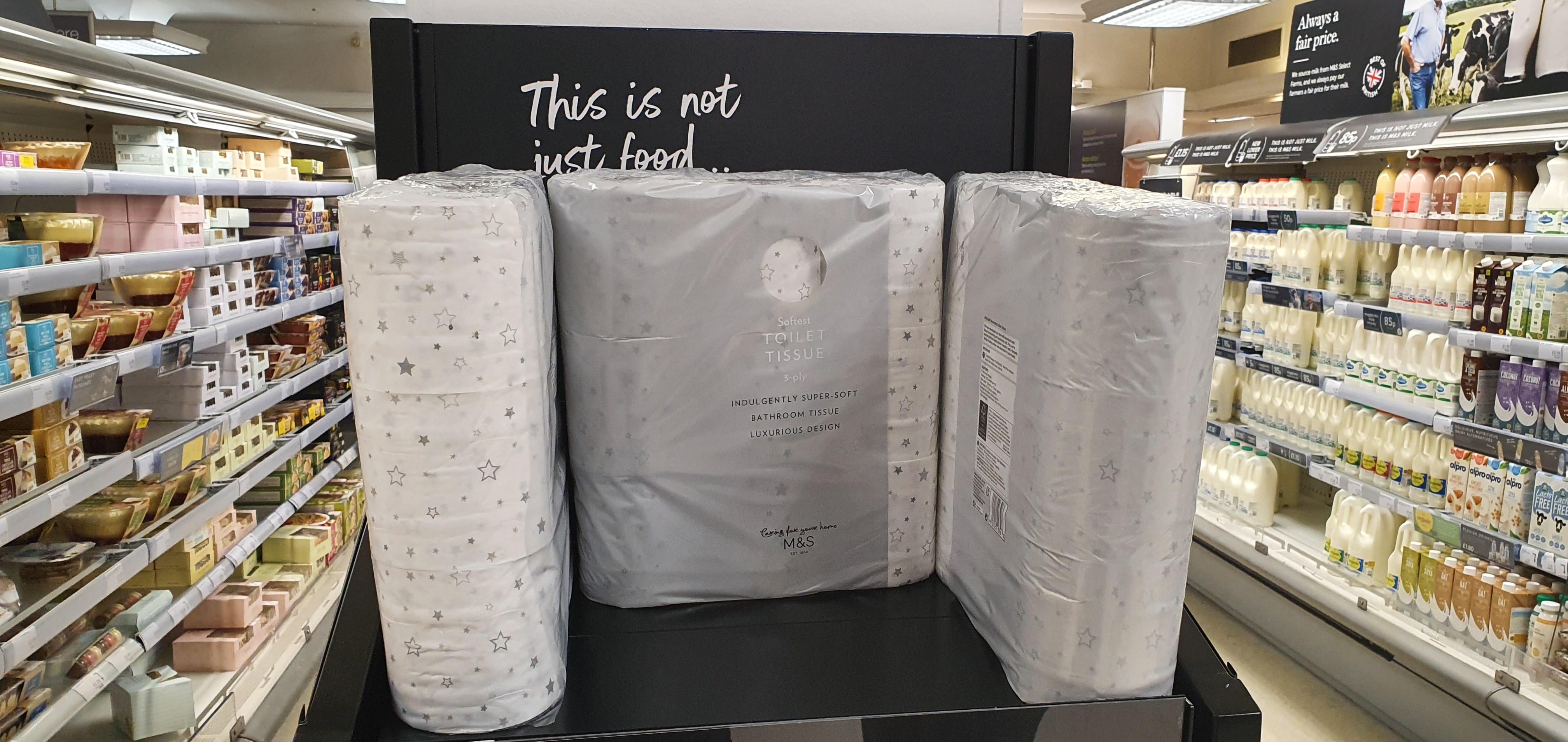 Mark's & Spencer's have an interesting use for toilet paper in the