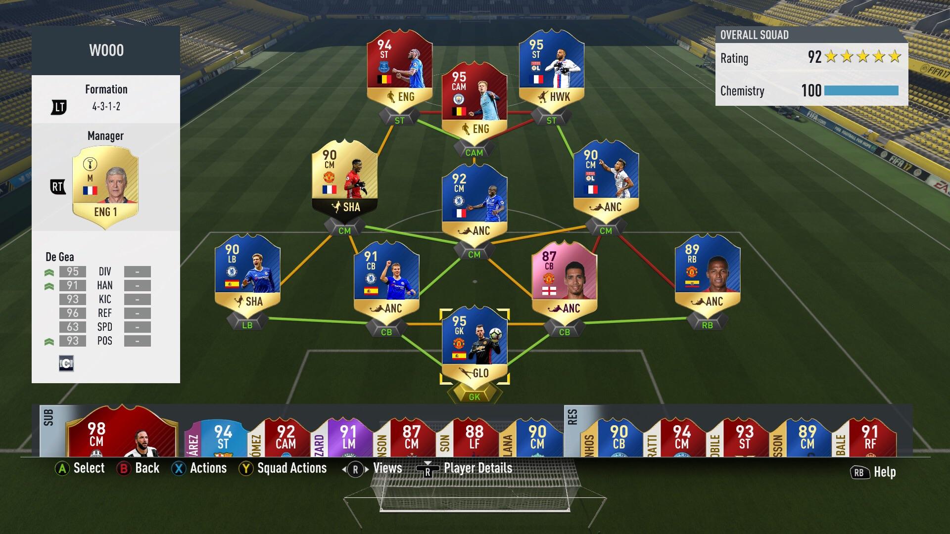 Another one of the "best team I've had in any Fifa" FIFA