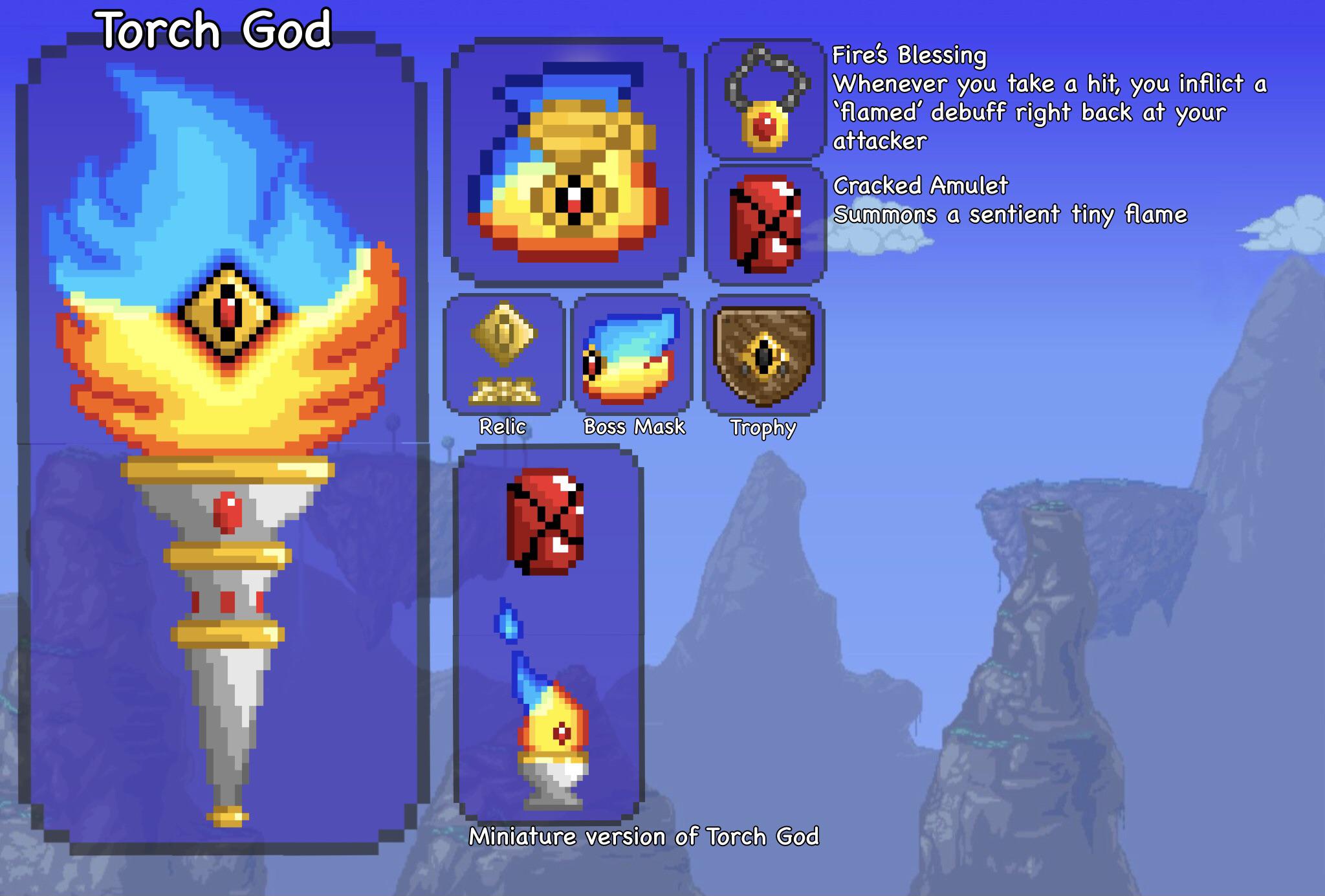 If Torch Boss was an actual boss (Inspired by u/MDart64) r/Terraria