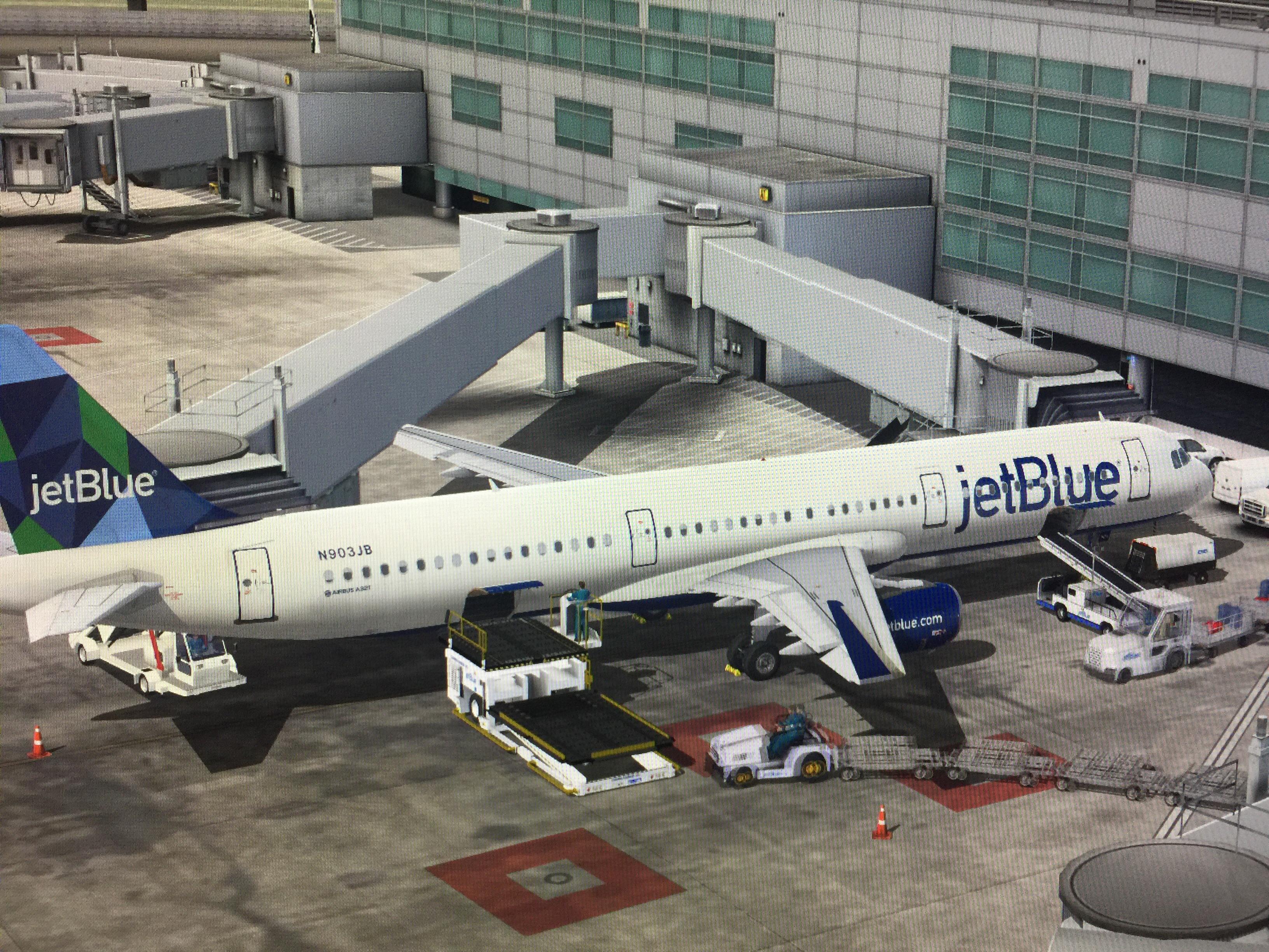 JetBlue 191 at the gate in from JFK. r/flightsim