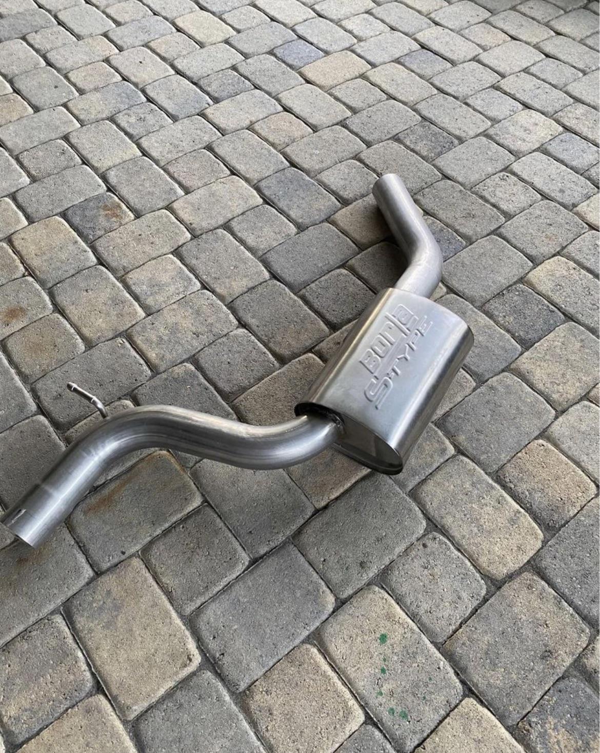 Would a custom exhaust around a Borla muffler be worth it? Found this S