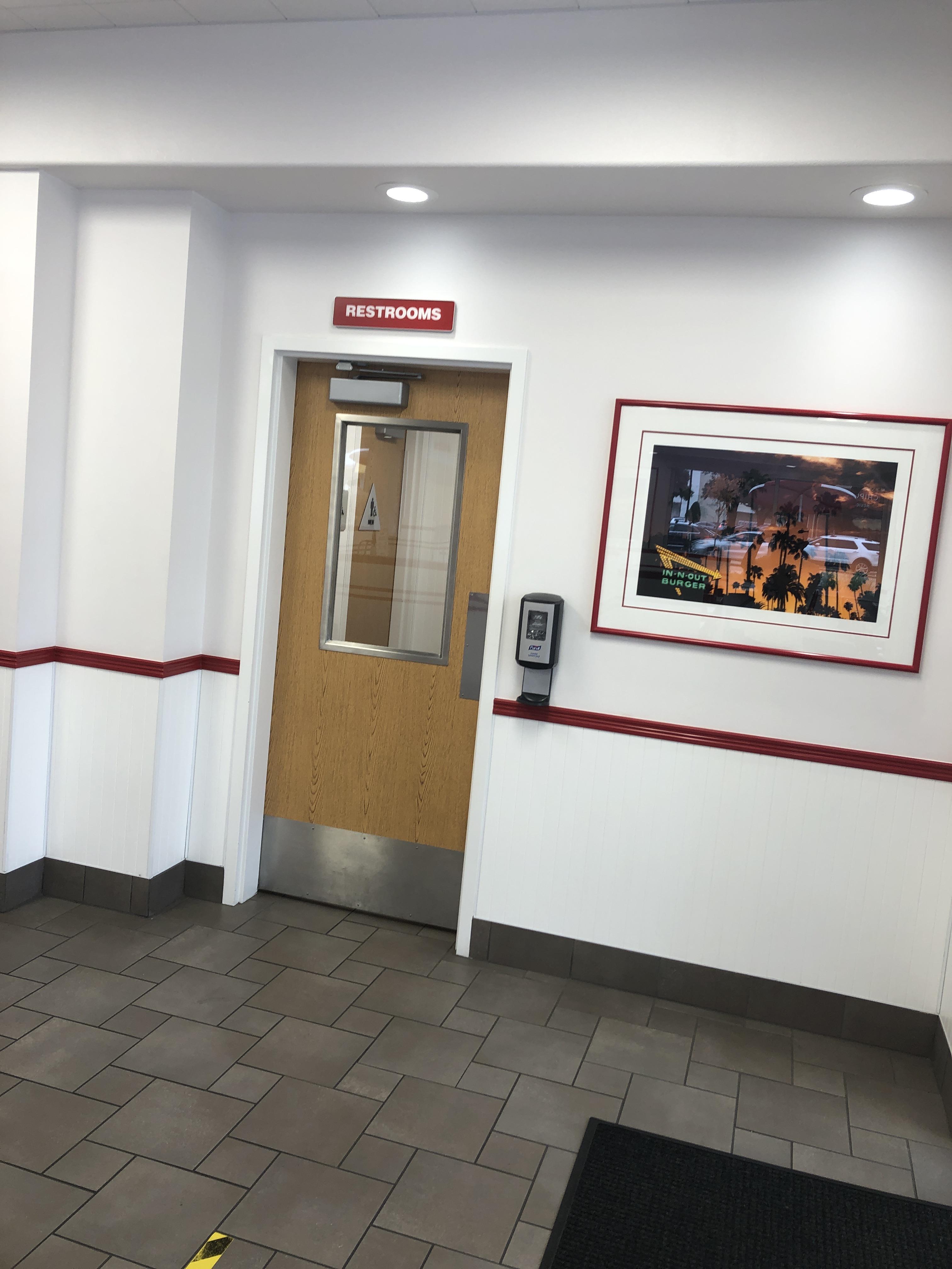 The new In N Out in Cypress, TX (suburb of Houston) has a door with a