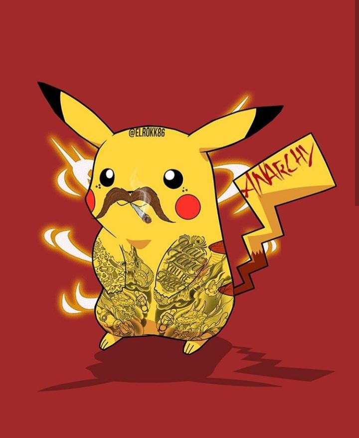 Gangster Pikachu