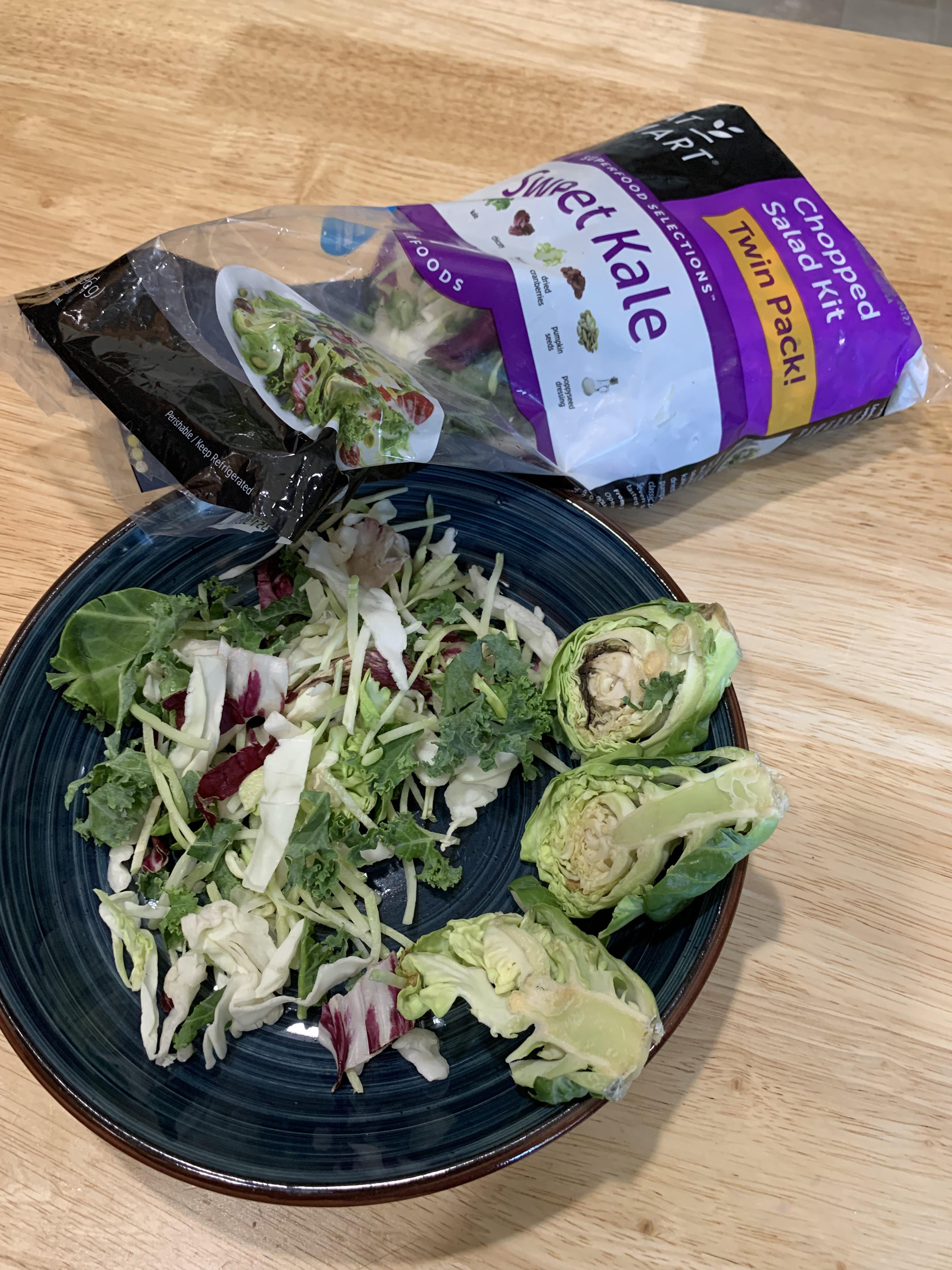 Brussel sprouts heads hard to eat. r/Costco