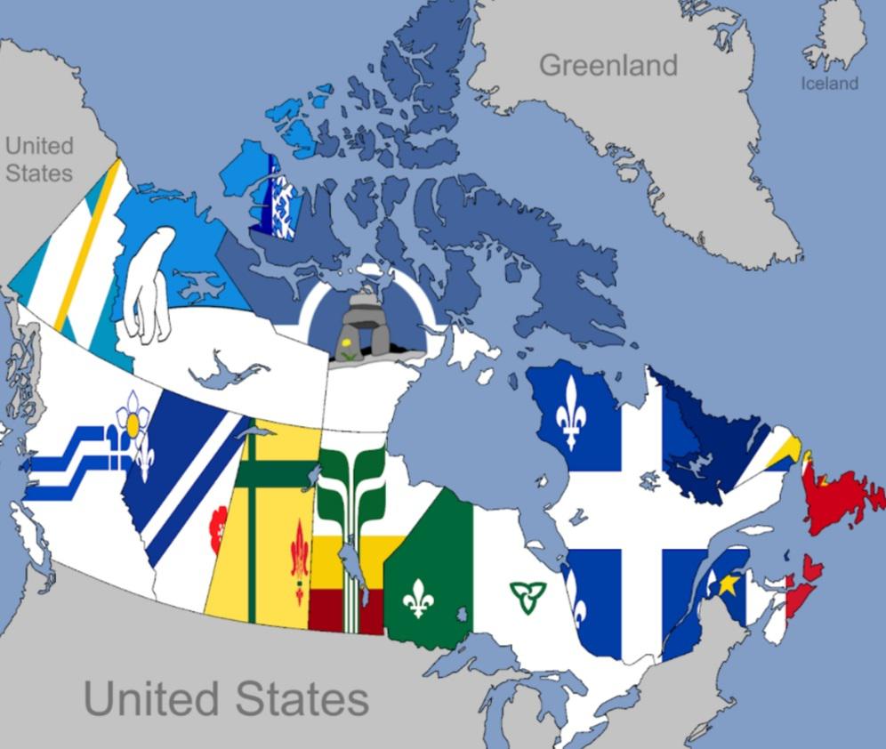French Canadian Flags of Canada r/MapPorn