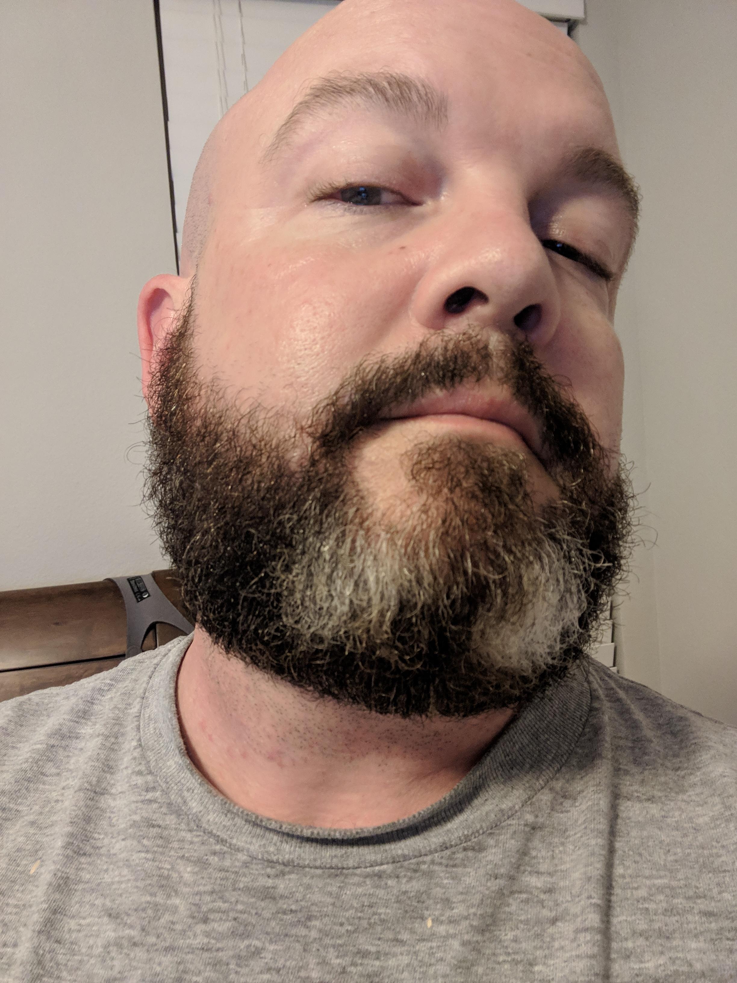2 months in. Trimmed the neckline up a bit (maybe too much) and have