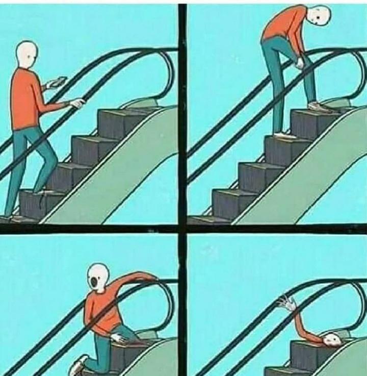 Thanks, I hate escalators TIHI