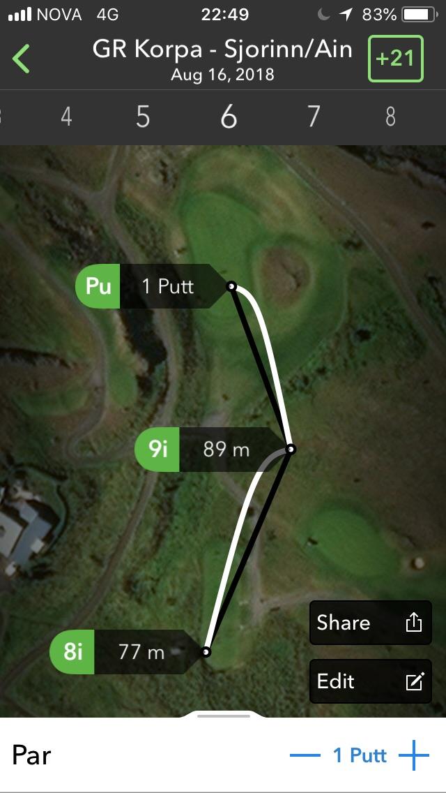 TIL that it ain’t over till it’s over. Sliced my teeshot horribly into