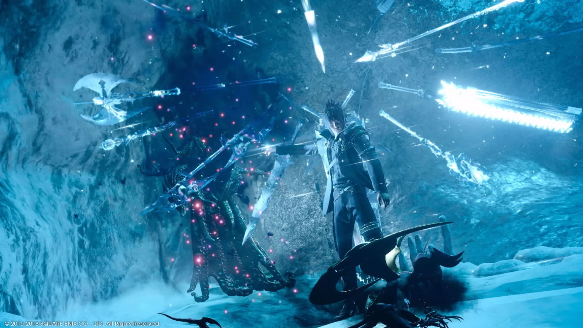 Got a few cool shots of Noctis using Overpowered abilities