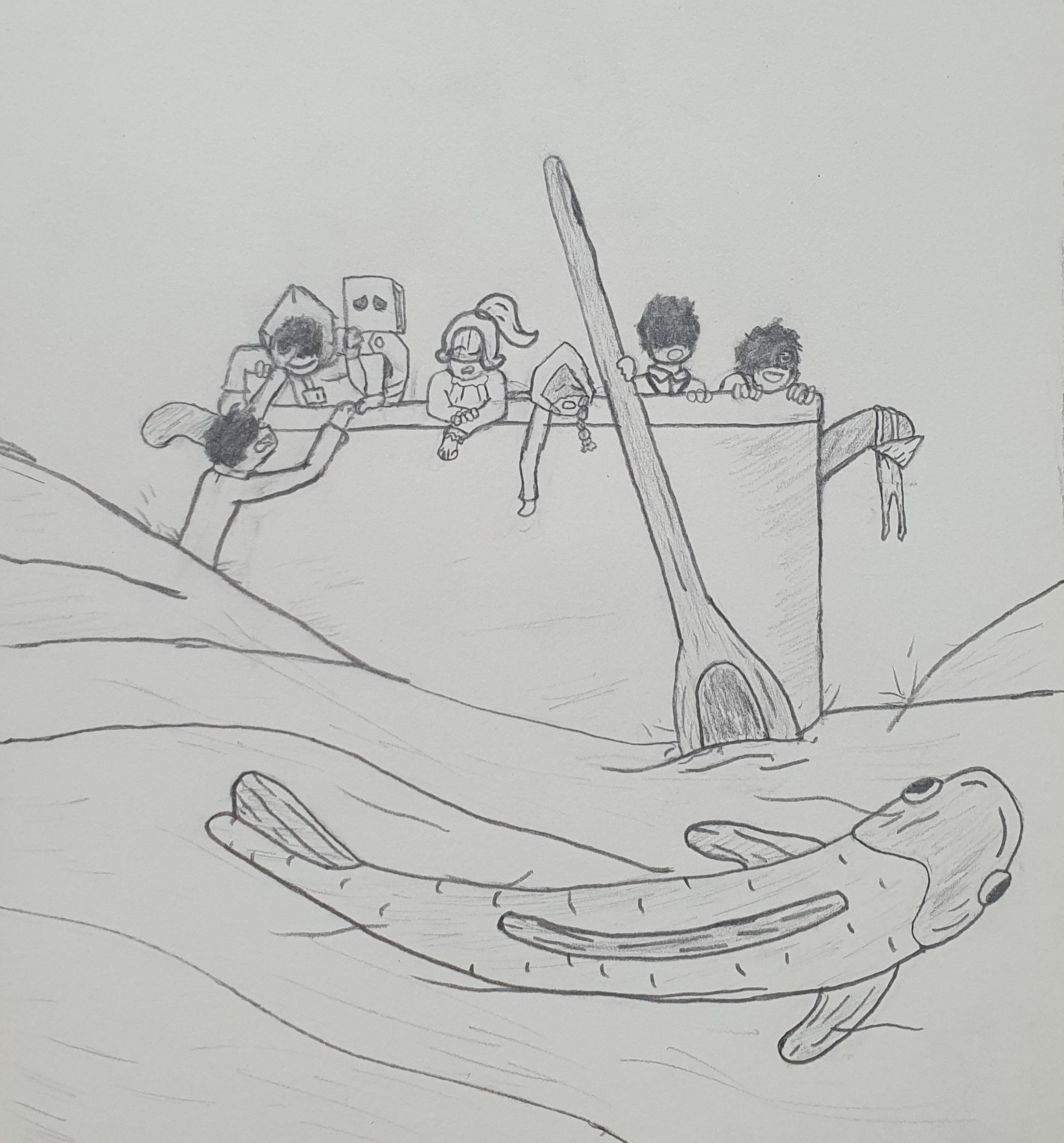 Now that's one way to escape the maw r/LittleNightmares