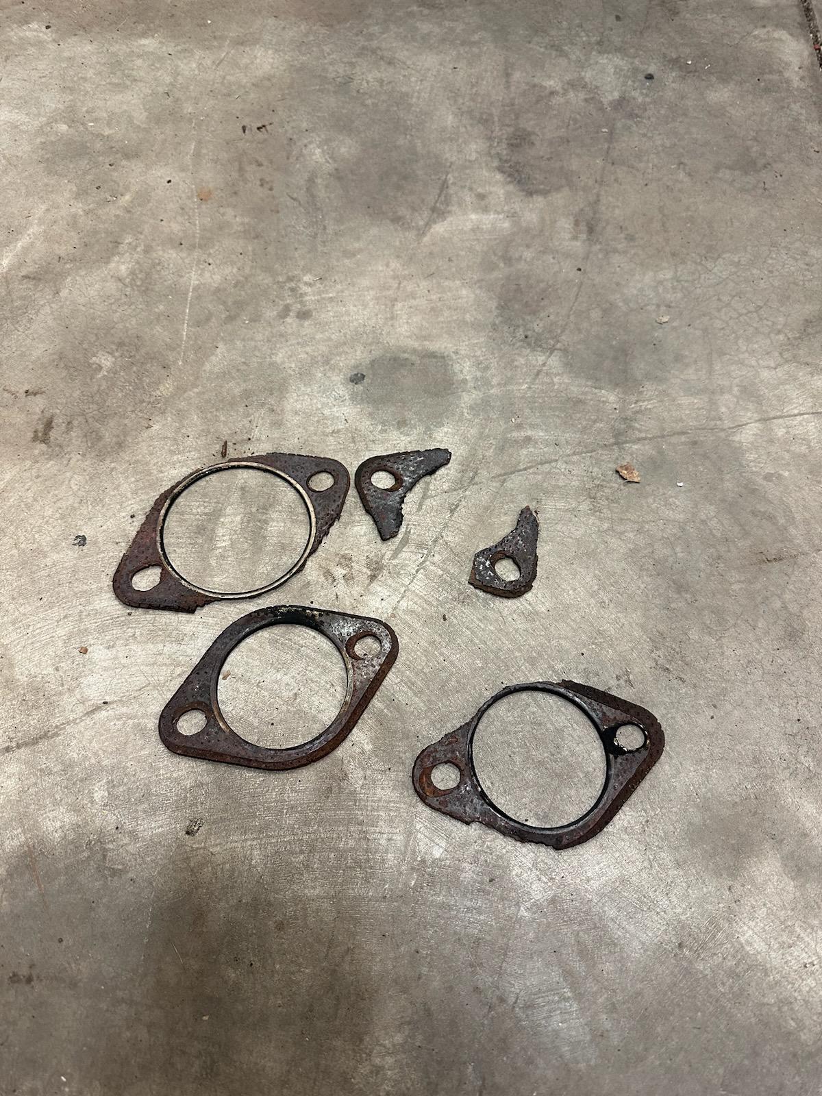 Invidia R400 gaskets after 3 years or so. Check your gaskets! r/WRX