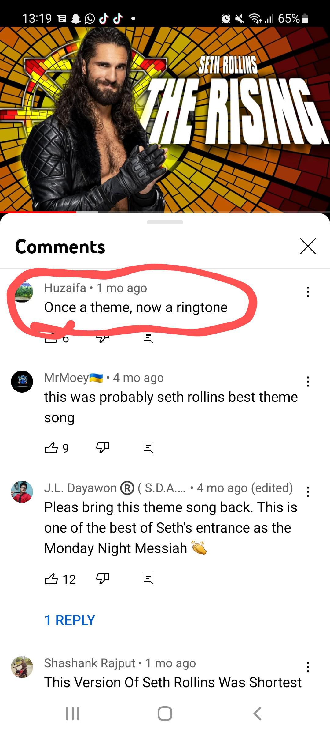 this comments speaking facts about great theme songs that are not used