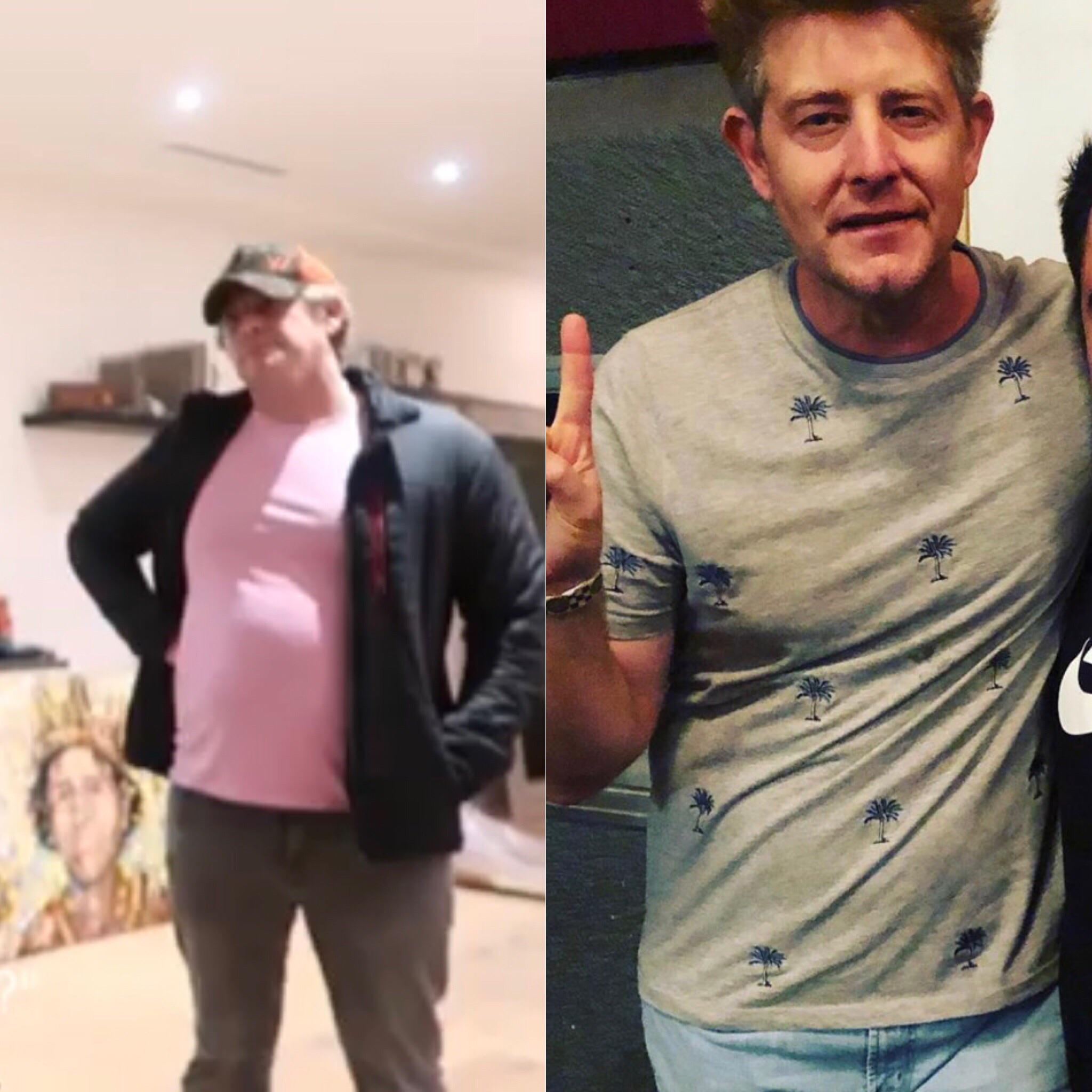 Jason’s weight loss is insane too. Rly happy for him r/DavidDobrik
