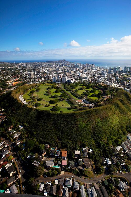 Punchbowl, National Memorial Cemetery of the Pacific, Honolulu, Oahu