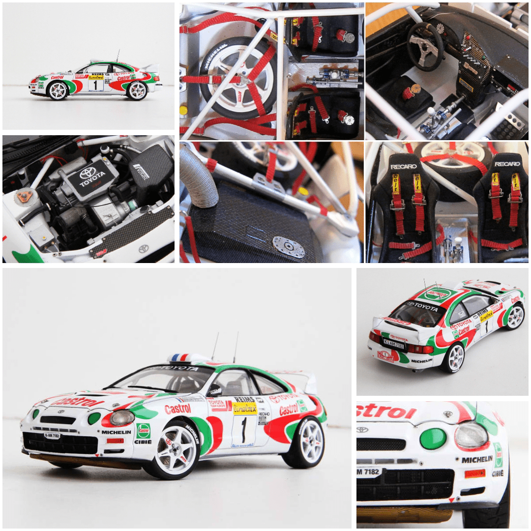 Toyota Celica ST205 rally gr. A. This is my most difficult model at the