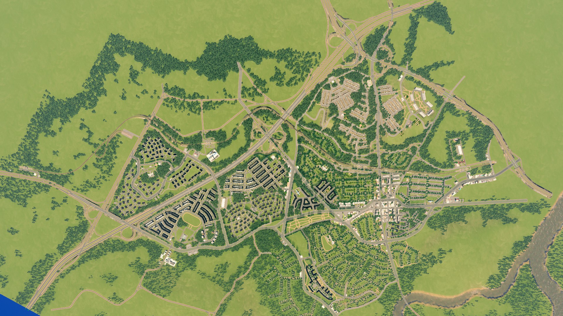 Fictional City Map Global Map