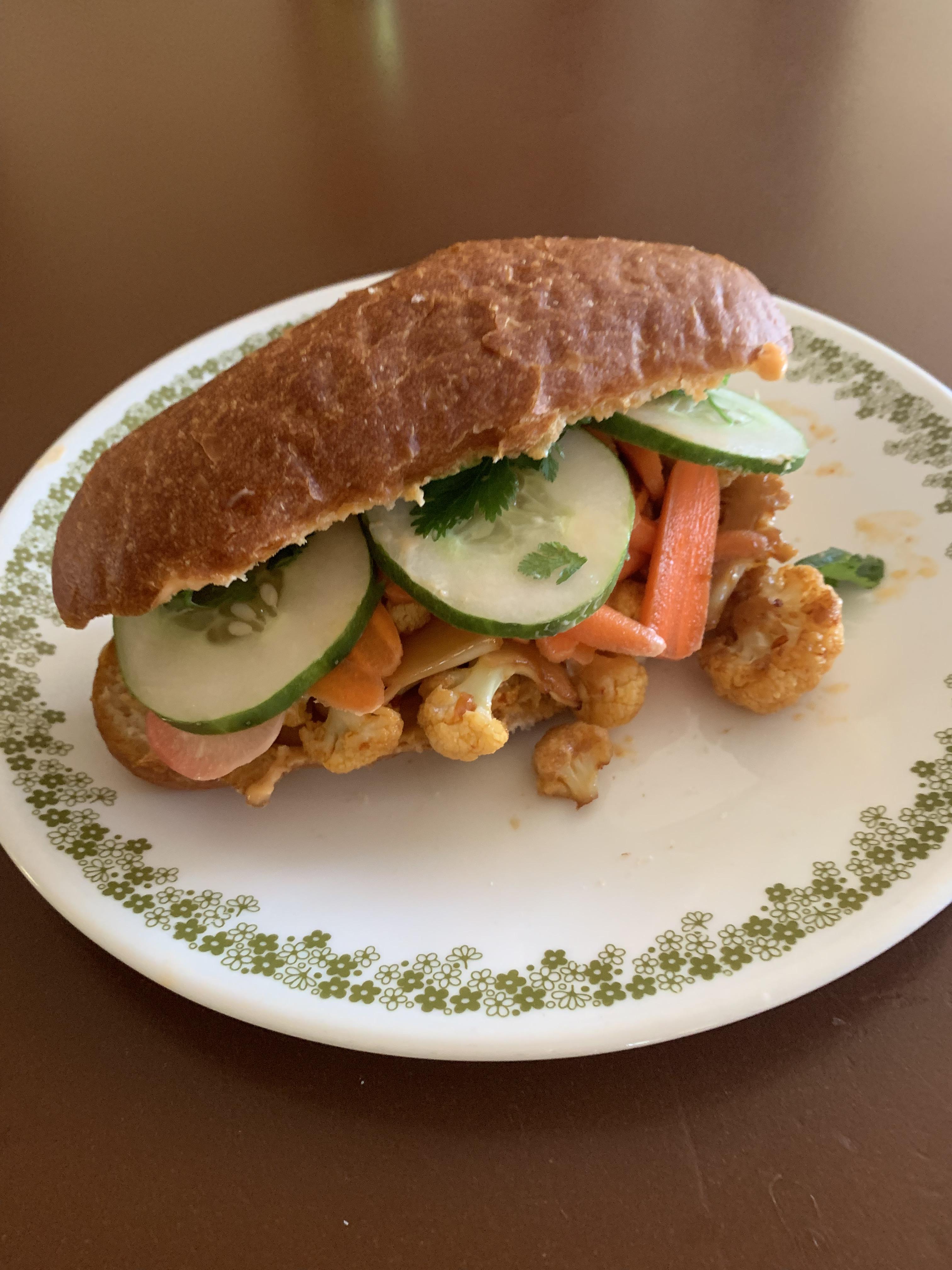 Vegan Banh mi! I’ve been on the hunt for the best vegan banh mi so I