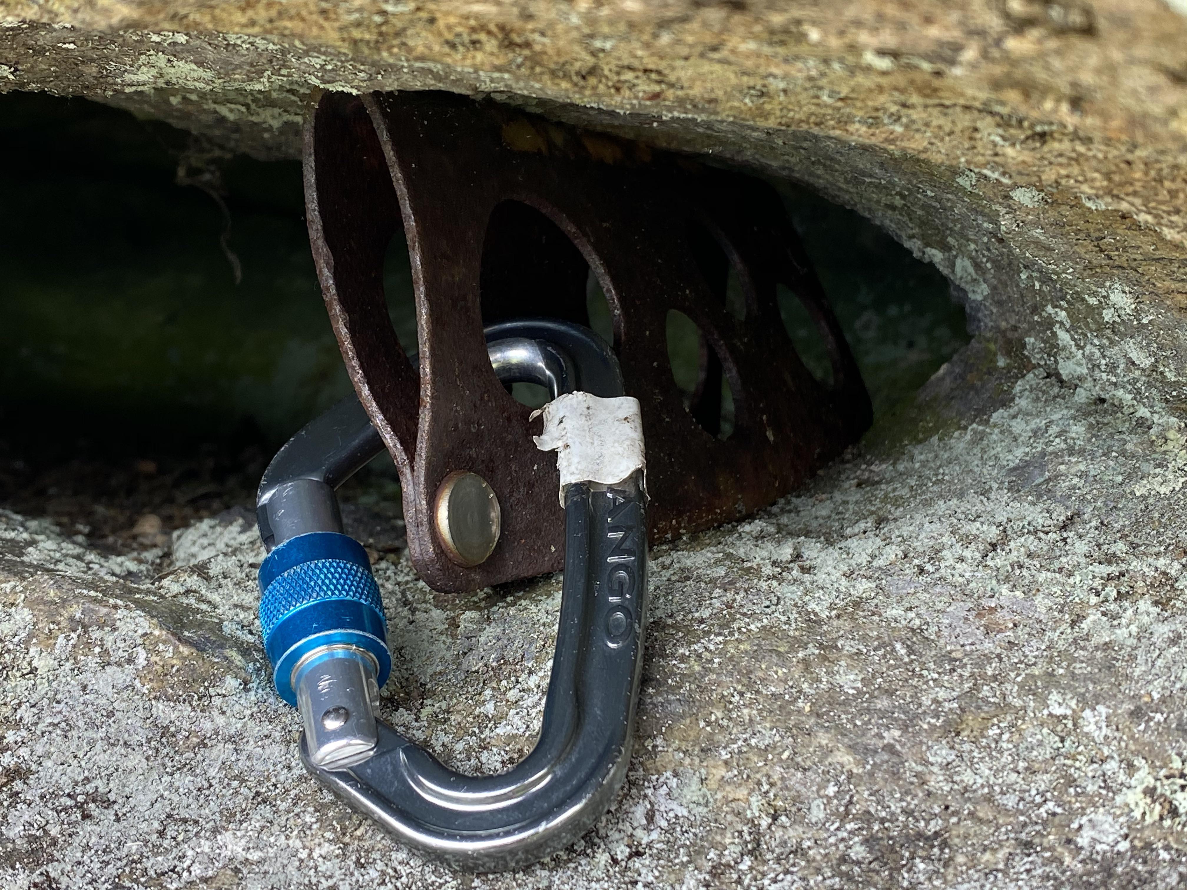 Vintage bong style piton found at the base of a climb in the southern Adirondacks r/climbing