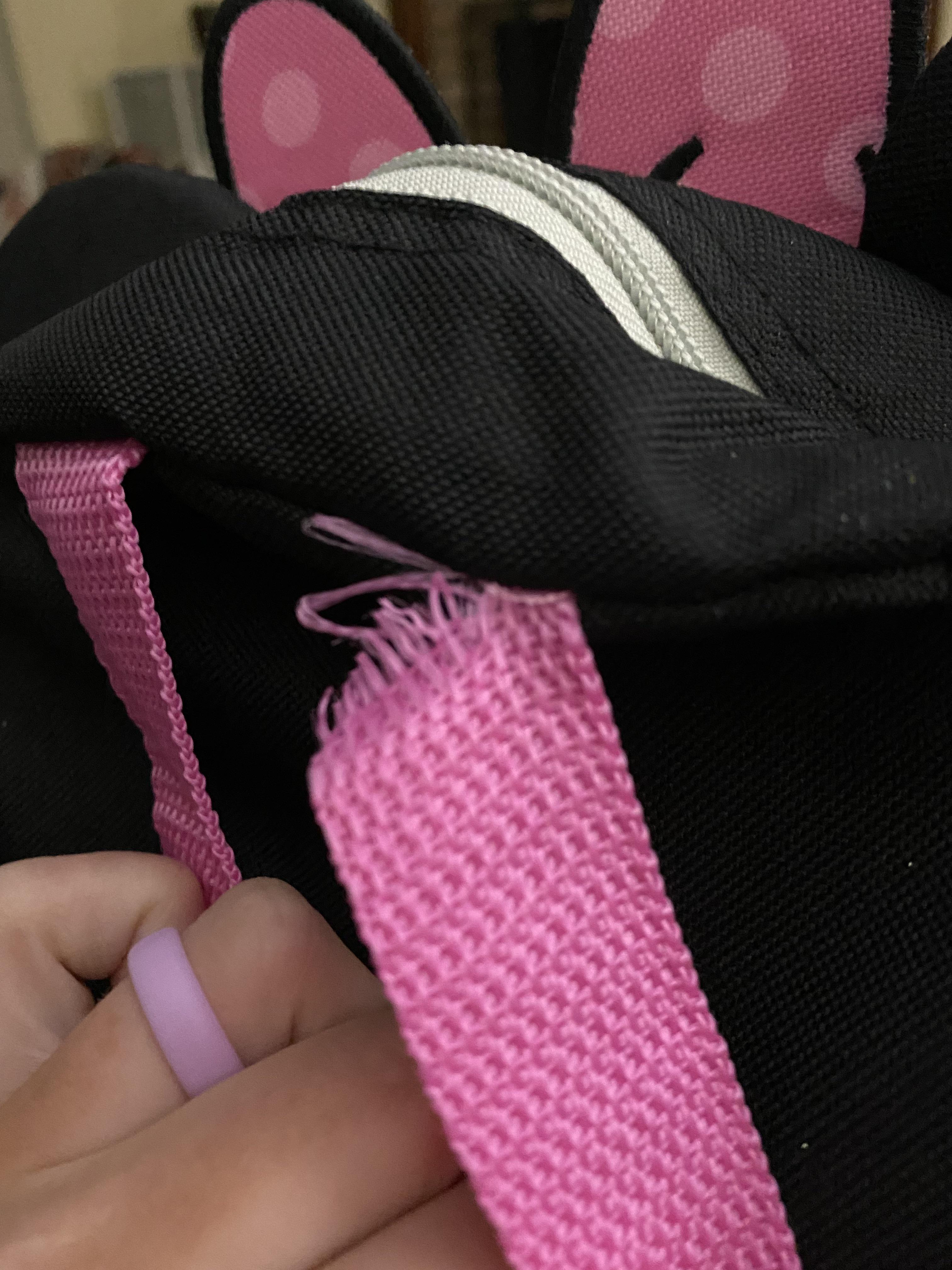 Is there a way for me to fix/ reattach this? It’s a strap on a toddler