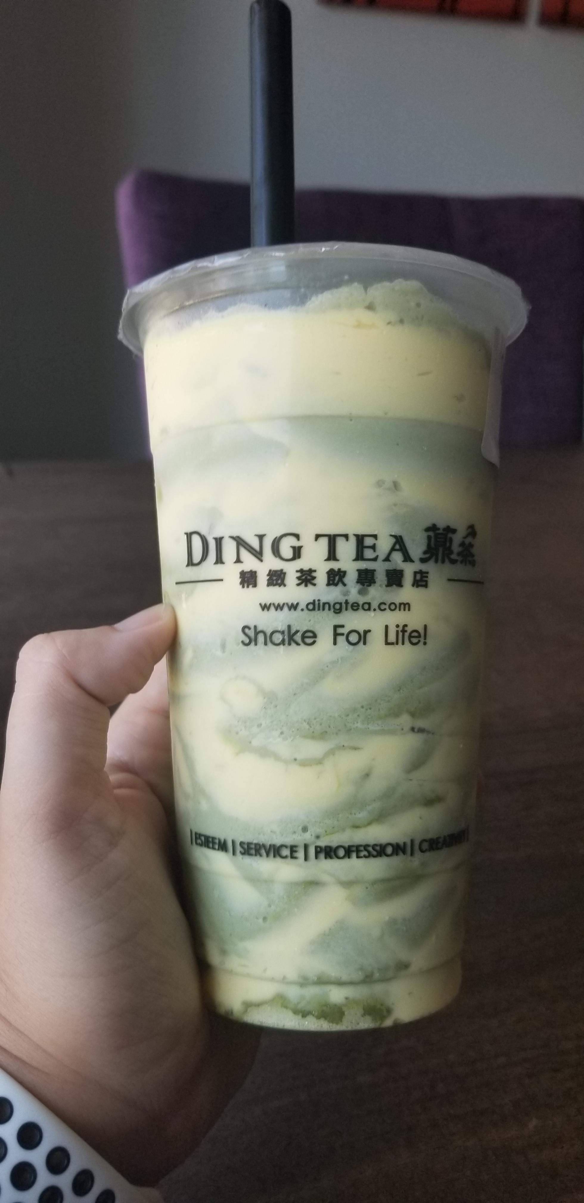 Super matcha from Ding Tea! r/boba