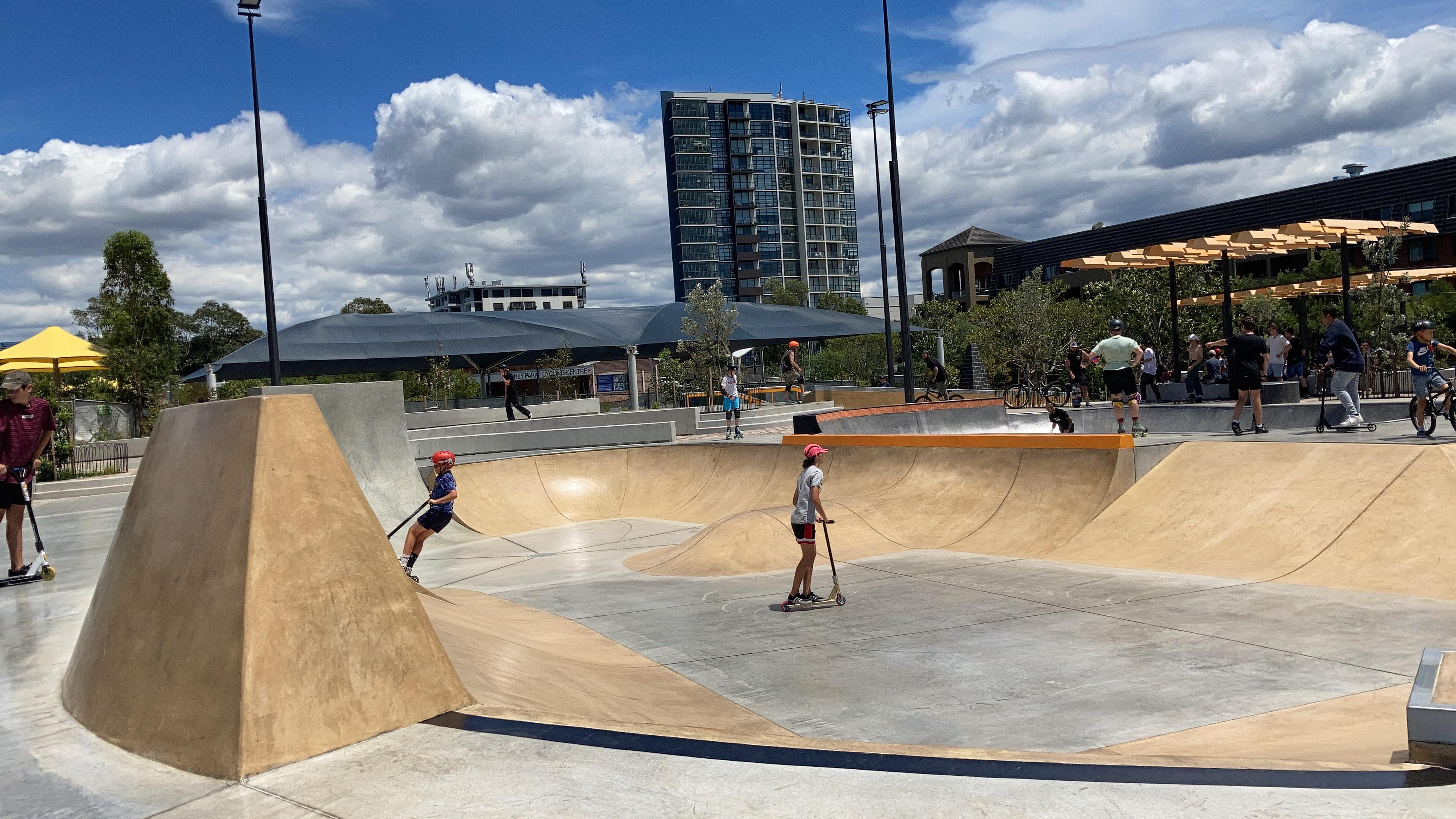 Sydney Park Skate Park finally opened today! Pretty fun time I must say