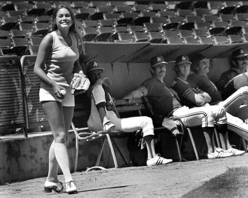 Former Oakland A's ball girl and future cookie mogul, Debbie (Mrs