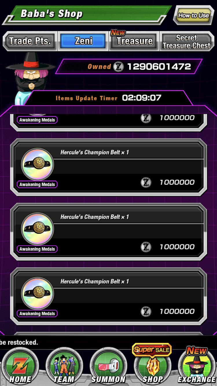 PSA Lr Hercule dokkans with these medals, which take a long time to