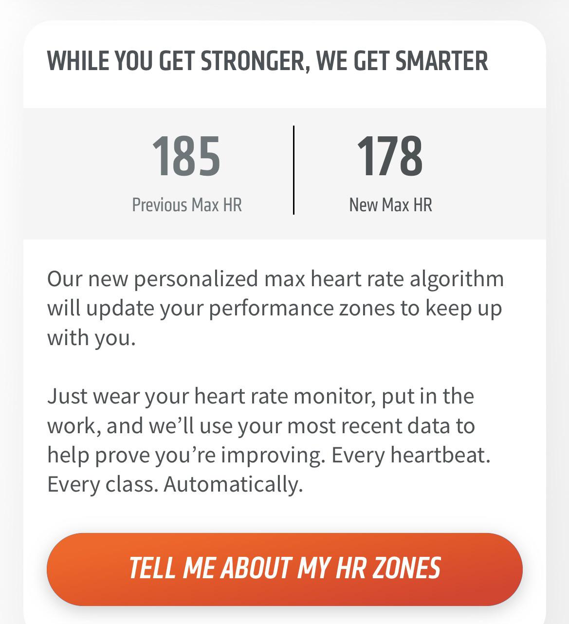 Heart rate algorithm? r/orangetheory
