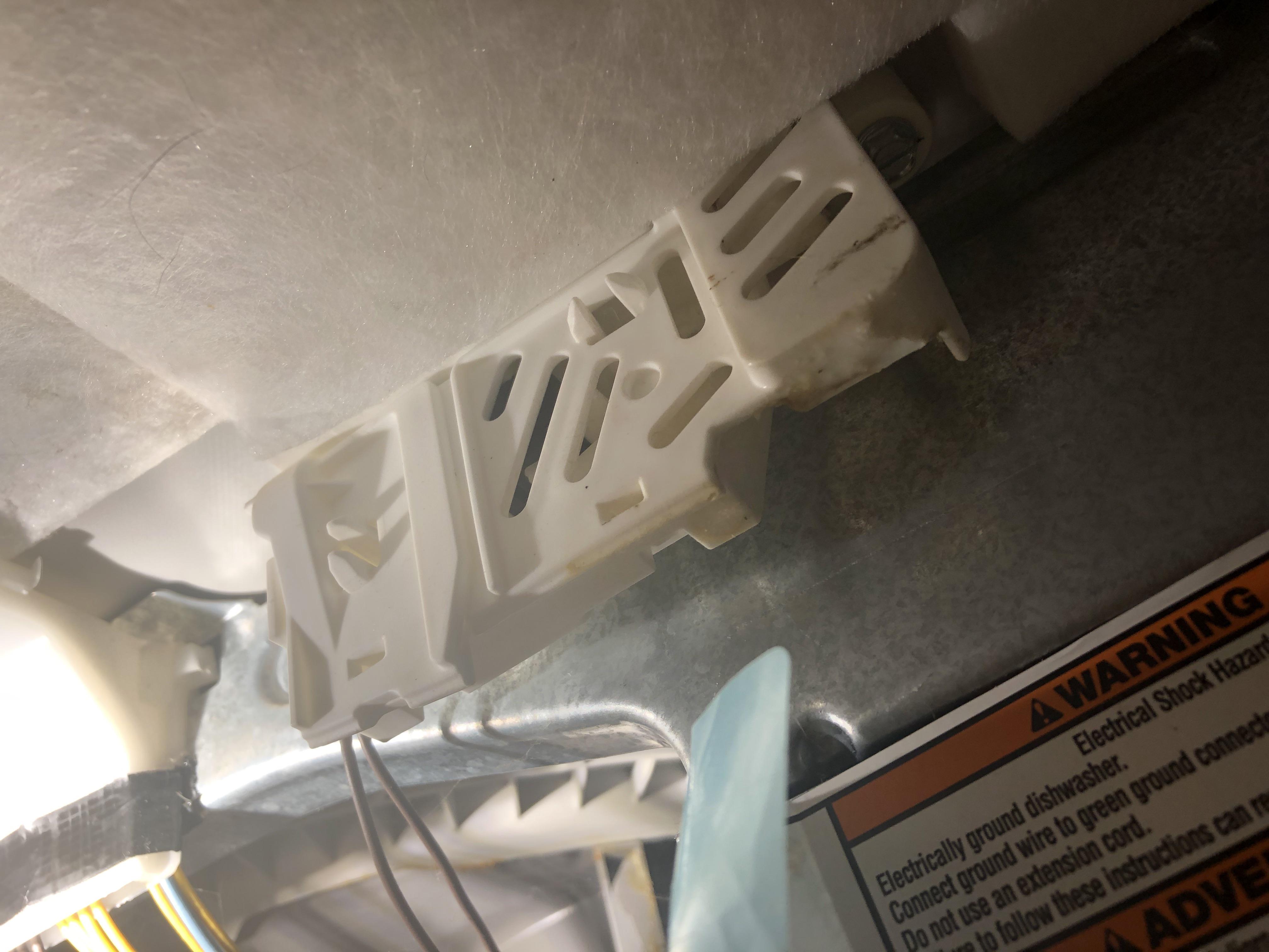 Can anyone tell me why the dishwasher would be leaking from this part