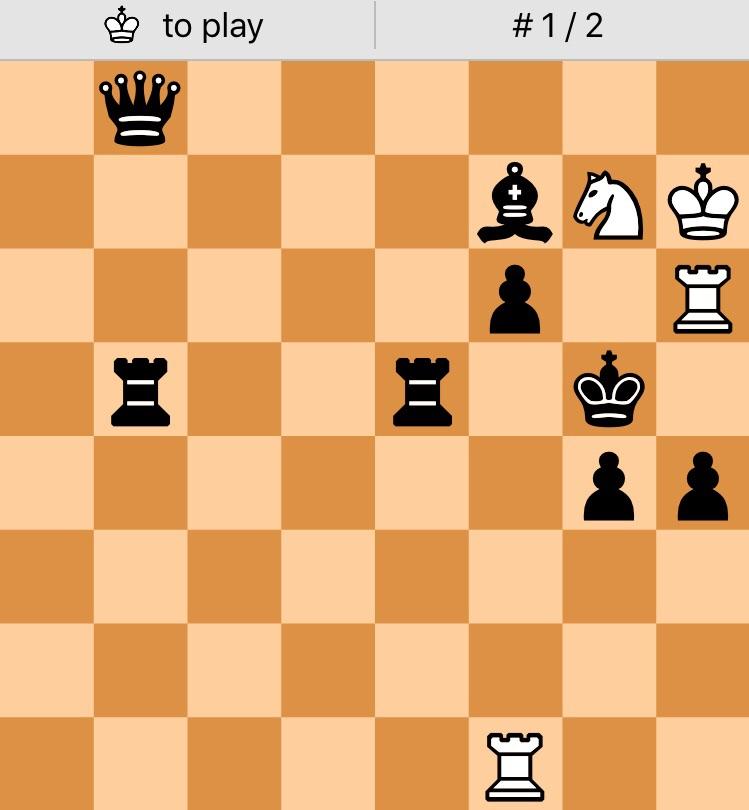 Interesting puzzle on random chess app. White to mate in 3. r/chess