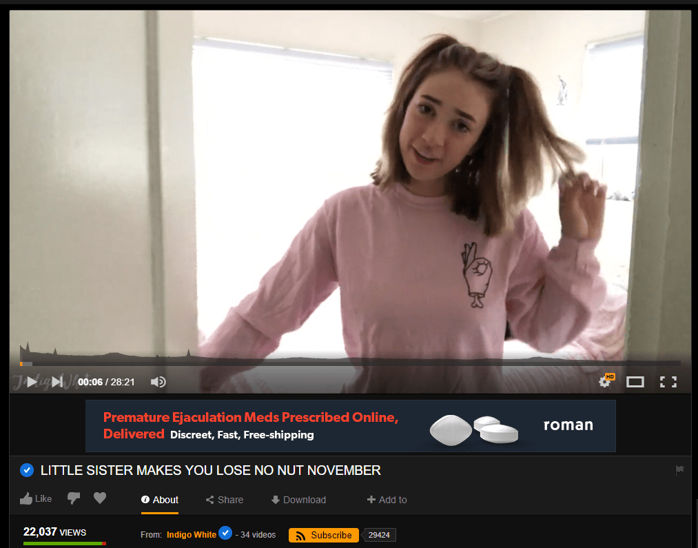 so this girl in a pornhub video was wearing pewdiepie merch and i just