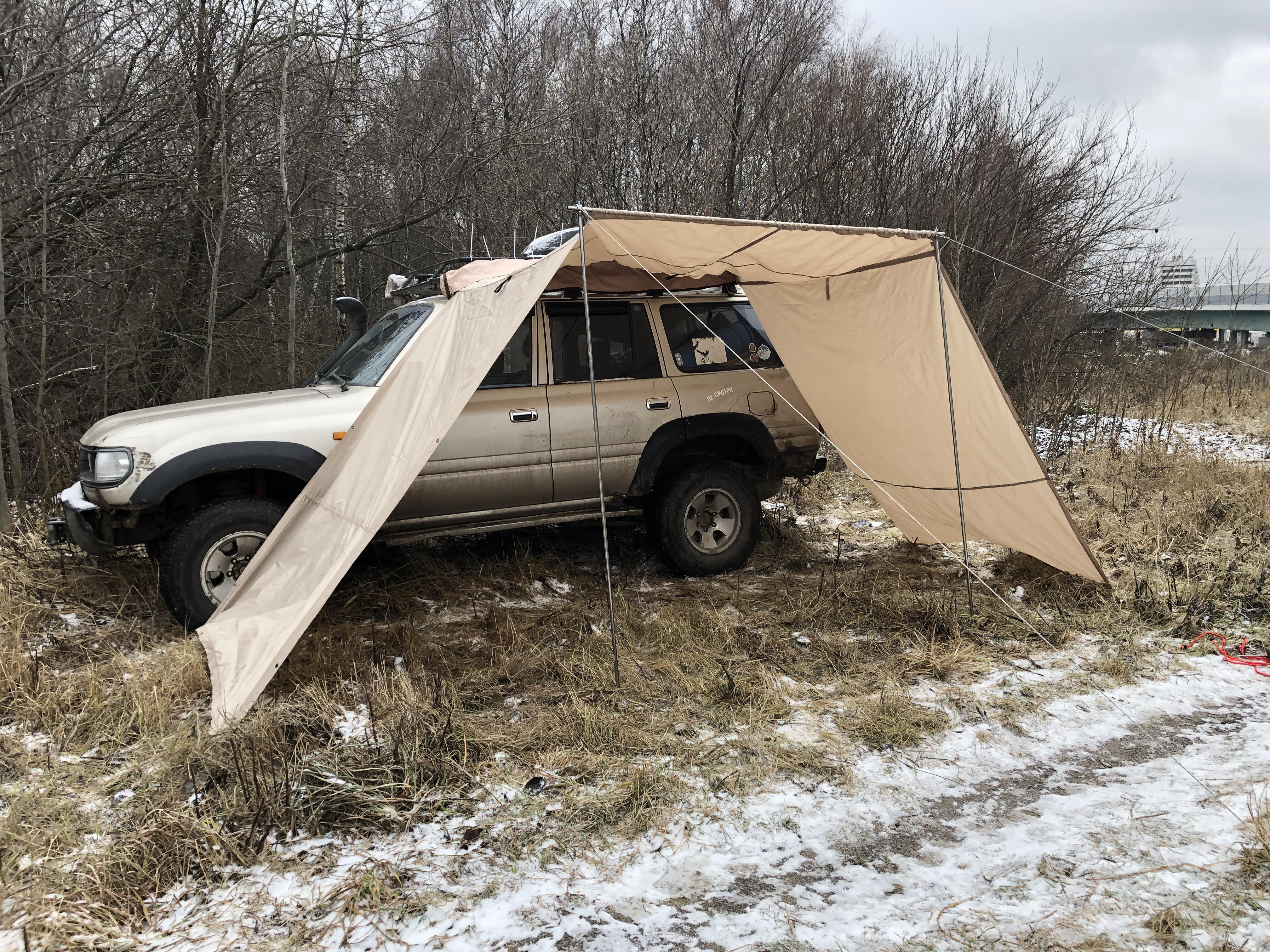 Fully handmade DIY car awning. More in the comments. r/overlanding