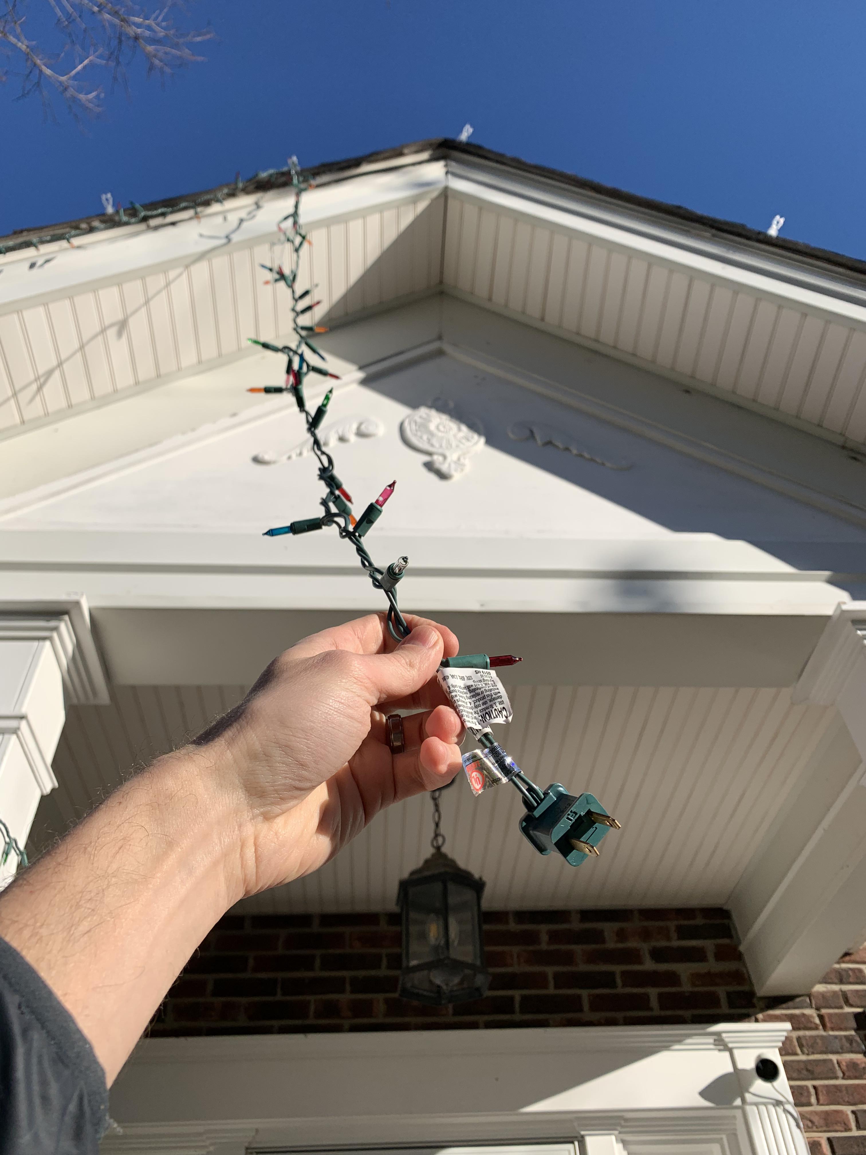 I was taking down Christmas lights and was suddenly transported to Hill