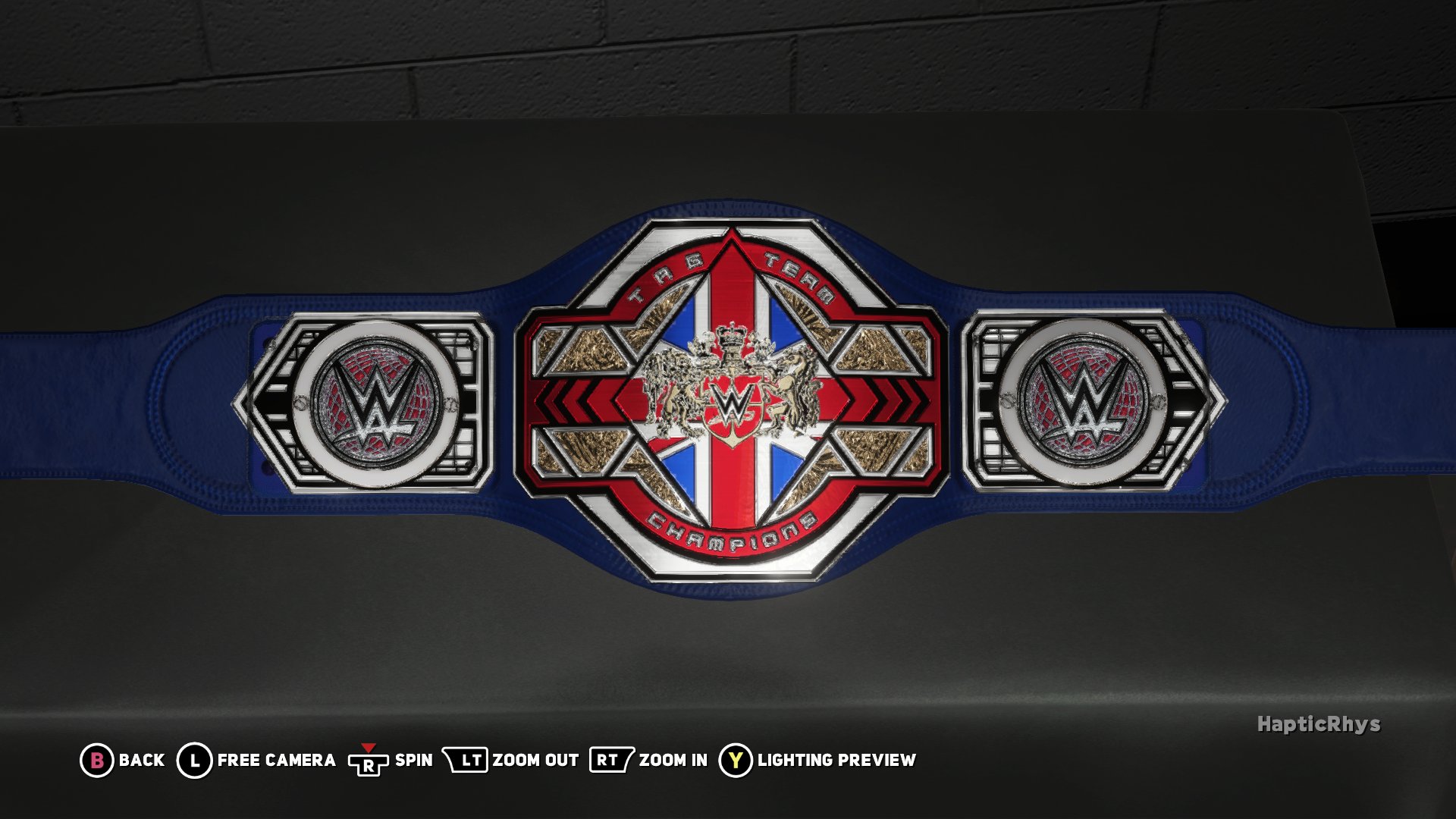 My take on a custom WWE UK Tag Team Championship! SquaredCircle