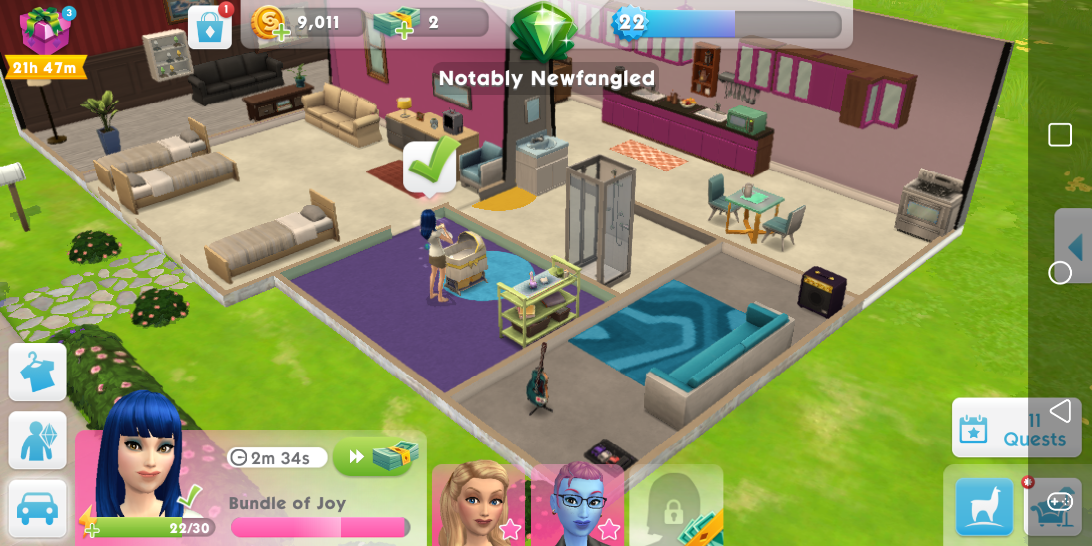 Finally got the baby quest done 😊😊 r/SimsMobile