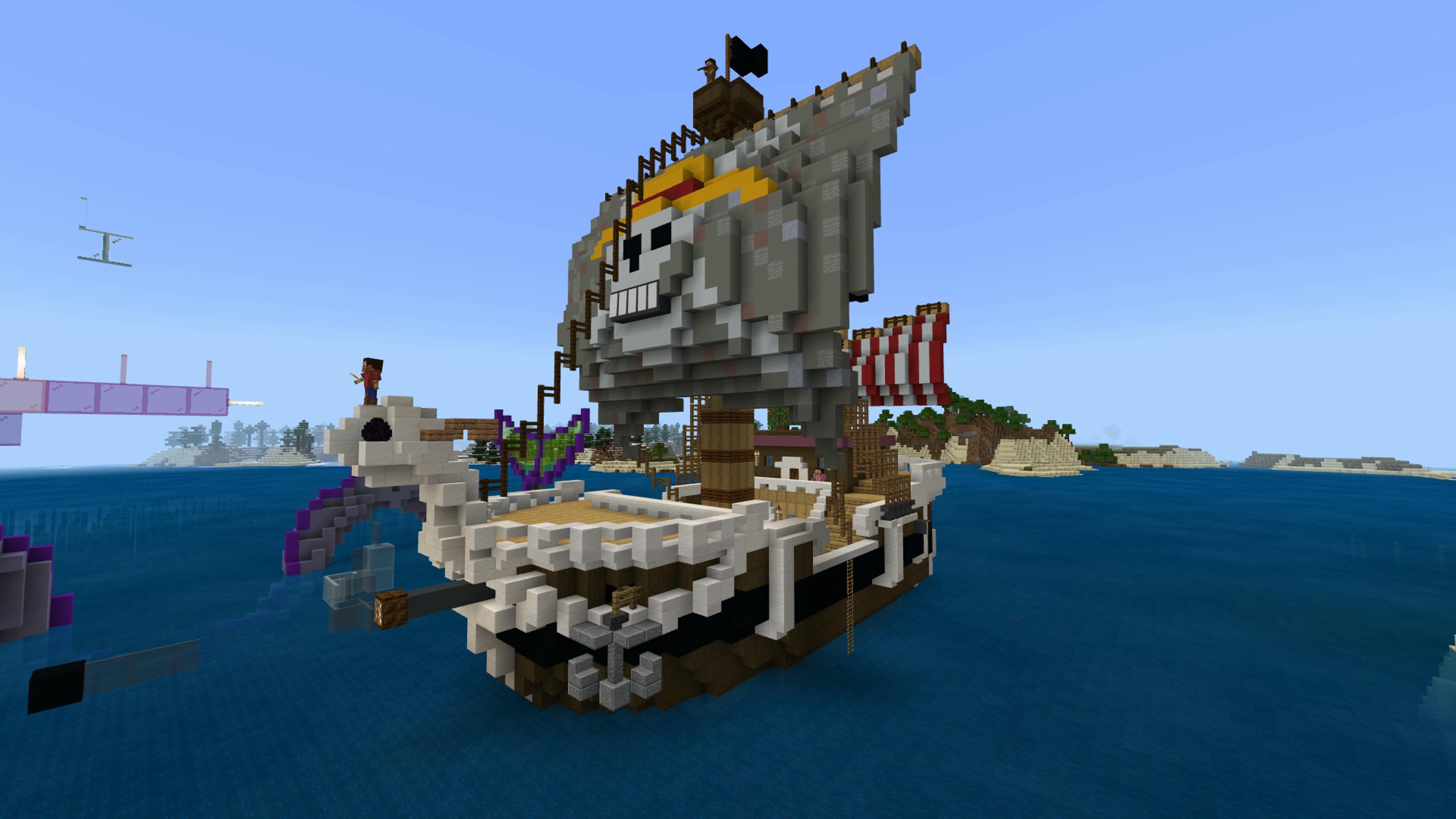 The Going Merry I made in Minecraft r/OnePiece
