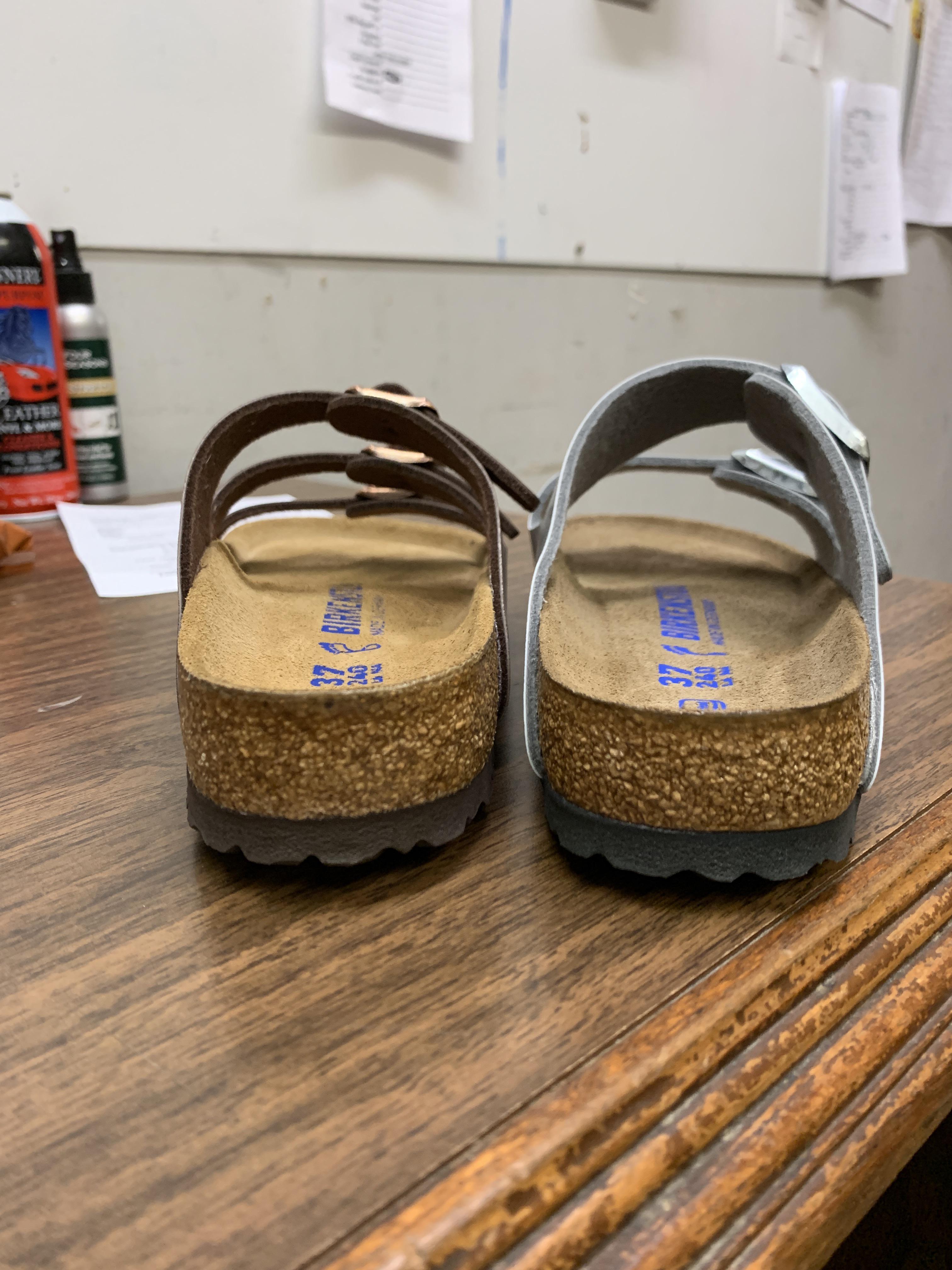 Regular vs Narrow heel comparison for earlier post (Regular on the left, these are both the