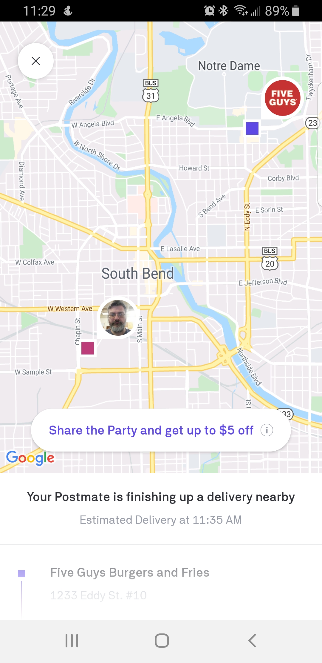 Looks like they fixed the tracking of stacked orders? r/postmates