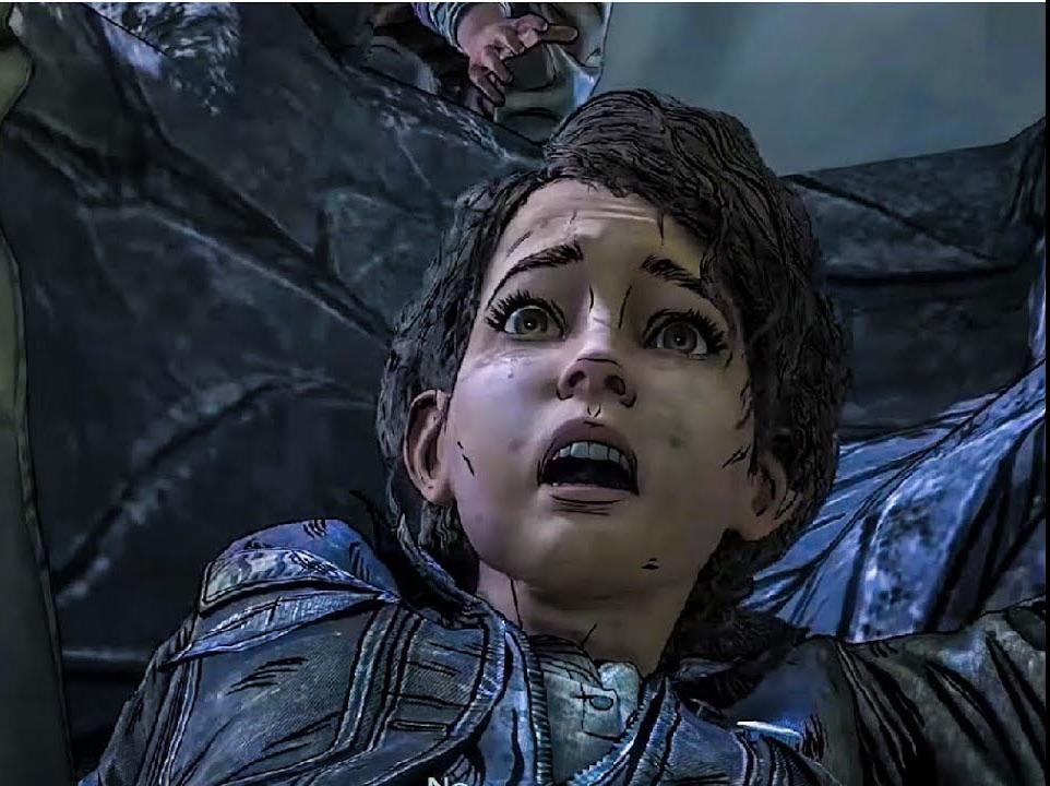 Why didn’t Clementine just move her leg to avoid getting bitten? Is she